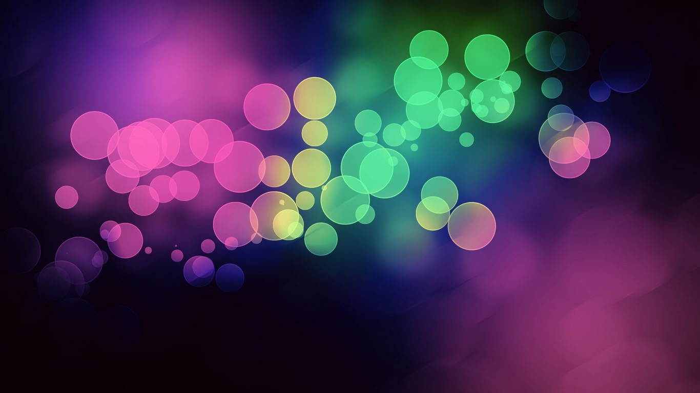 Colorful Neon Bubbles Wallpapers