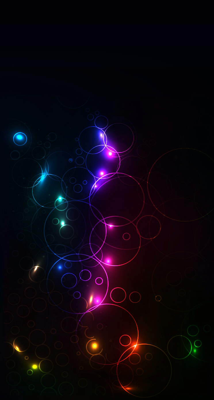 Colorful Neon Bubbles Wallpapers