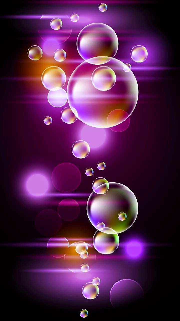 Colorful Neon Bubbles Wallpapers