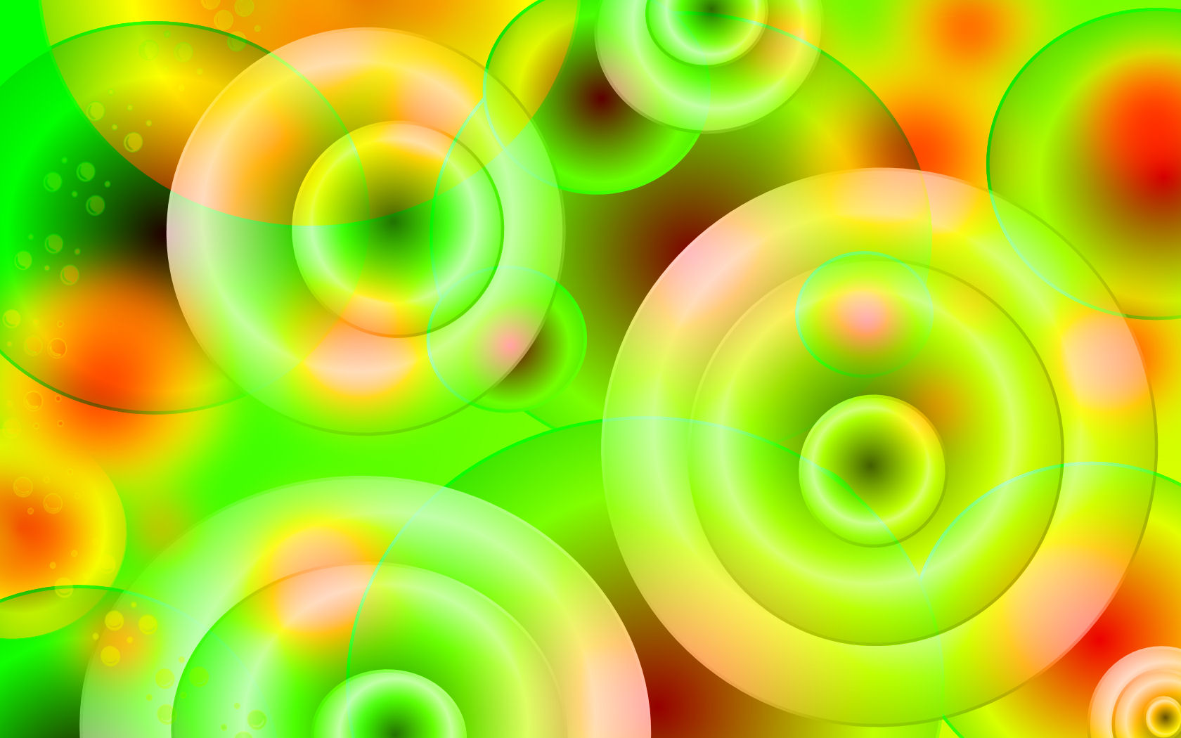 Colorful Neon Bubbles Wallpapers