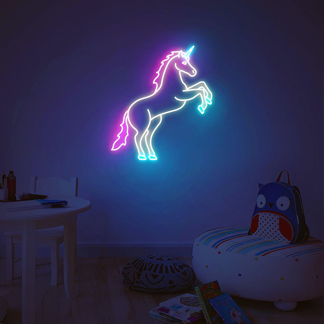 Colorful Neon Unicorn Horse Wallpapers