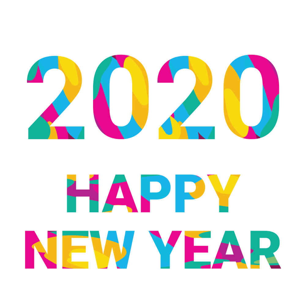 Colorful New Year 2020 Wallpapers