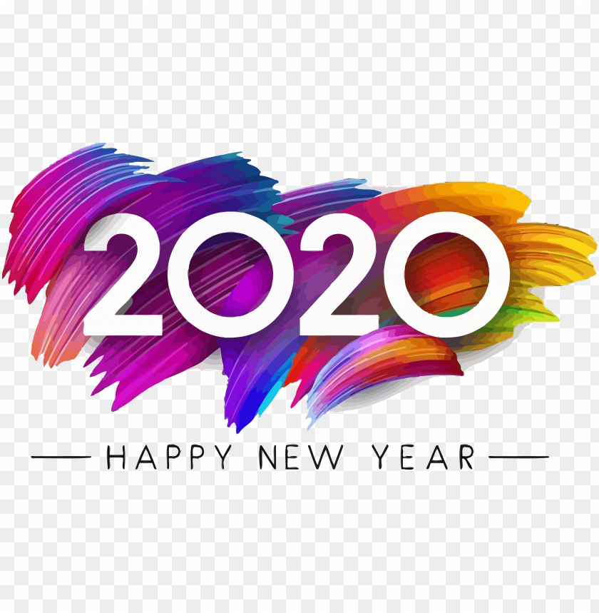 Colorful New Year 2020 Wallpapers