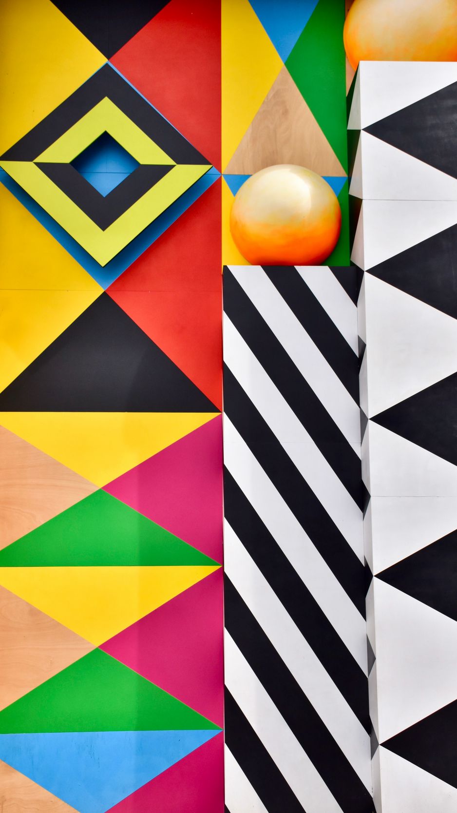 Colorful Rectangles Pattern Wallpapers