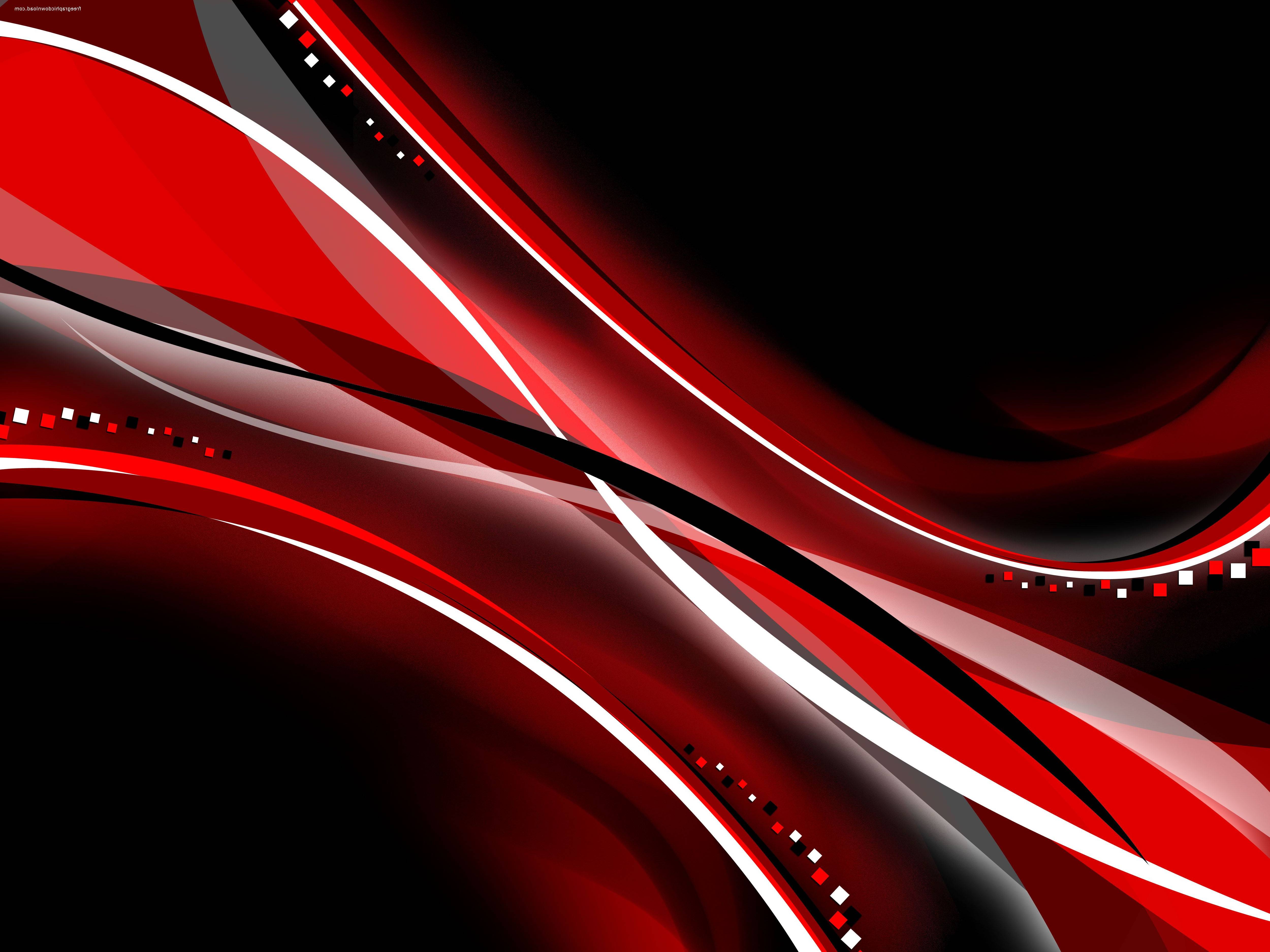 Colorful Red Abstract Art Wallpapers