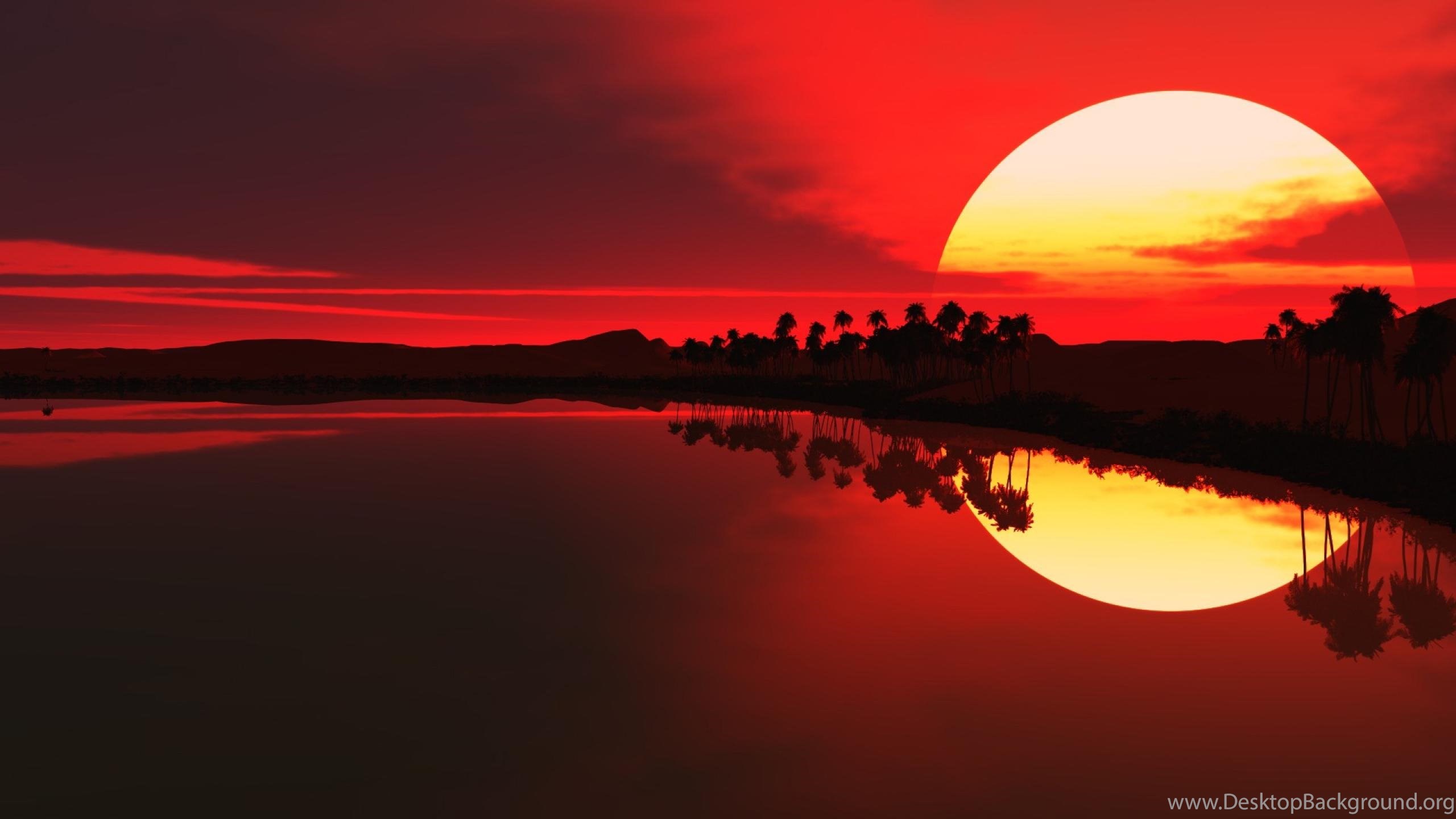 Colorful Red Sunset Wallpapers