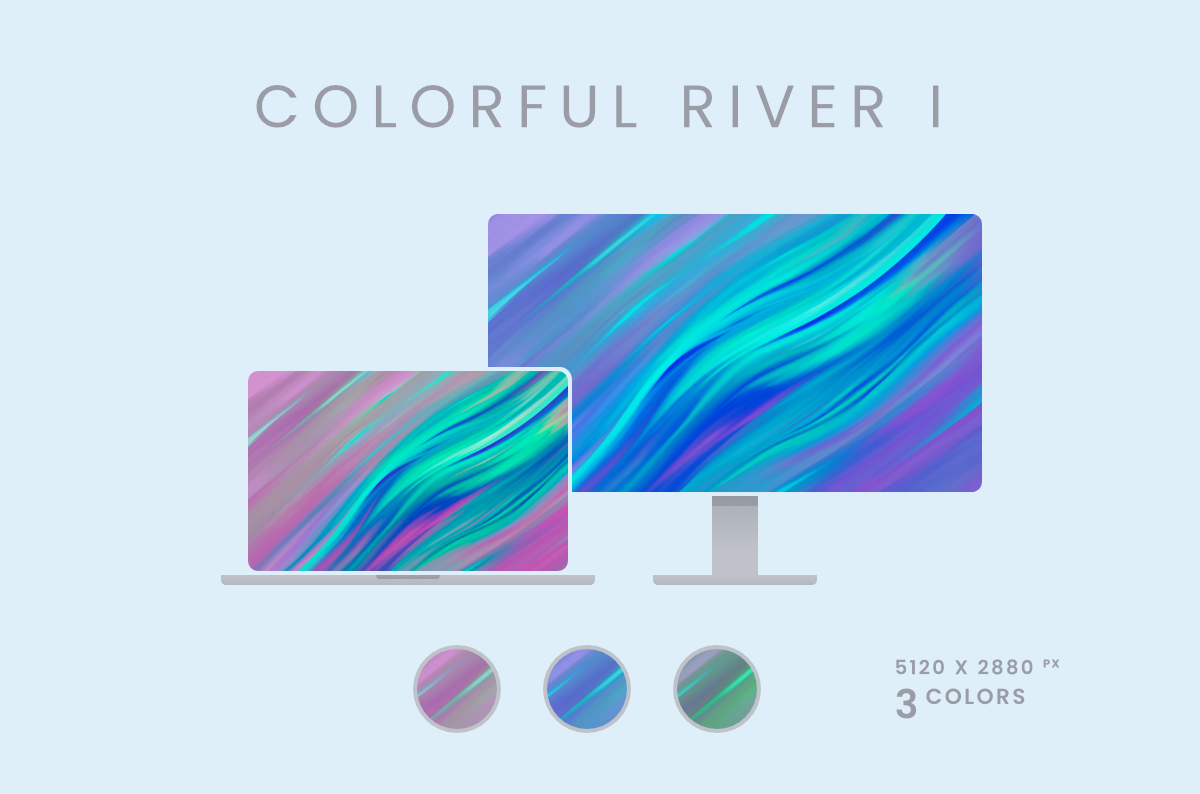 Colorful River 5K Wallpapers