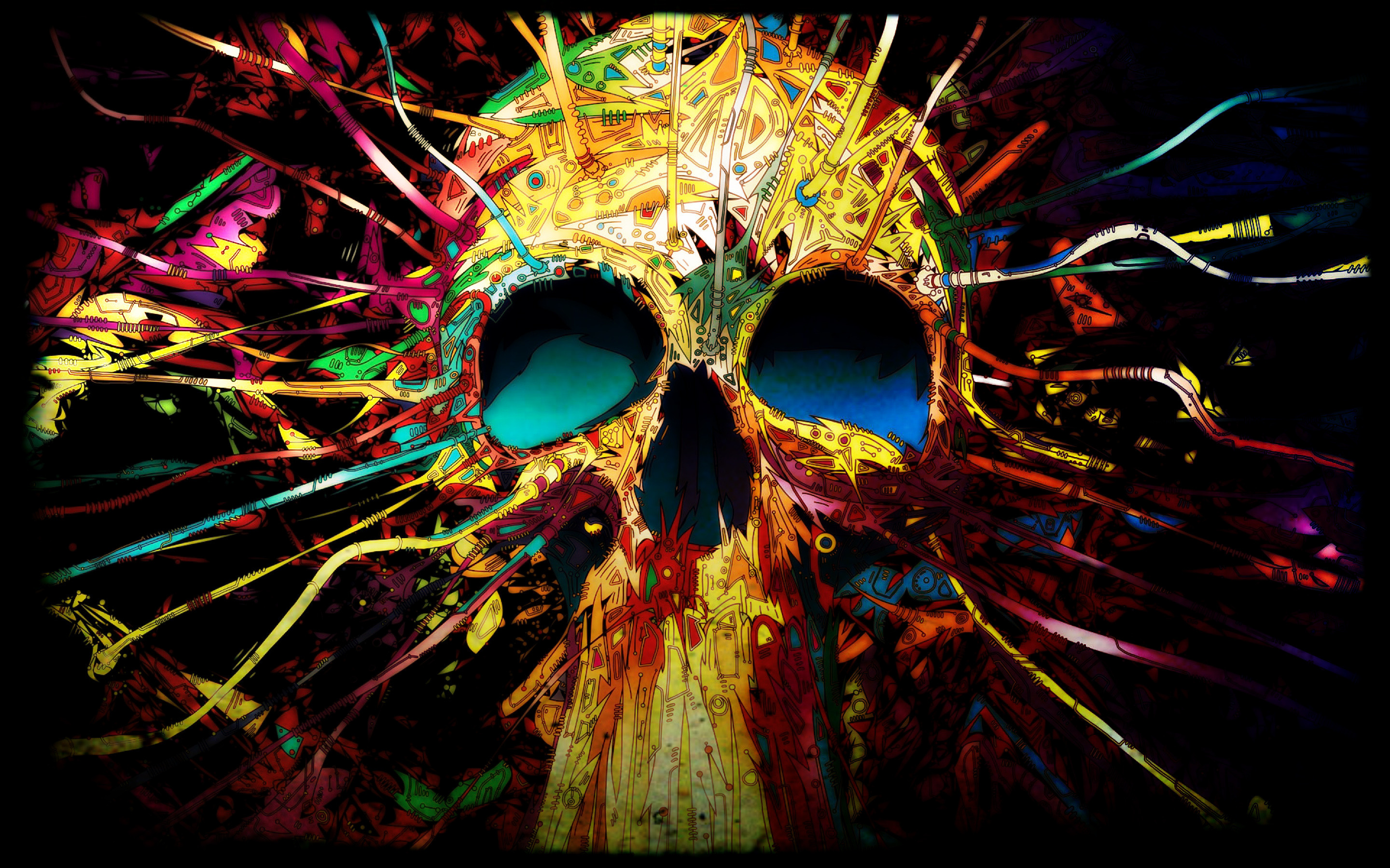 Colorful Skull Art Wallpapers