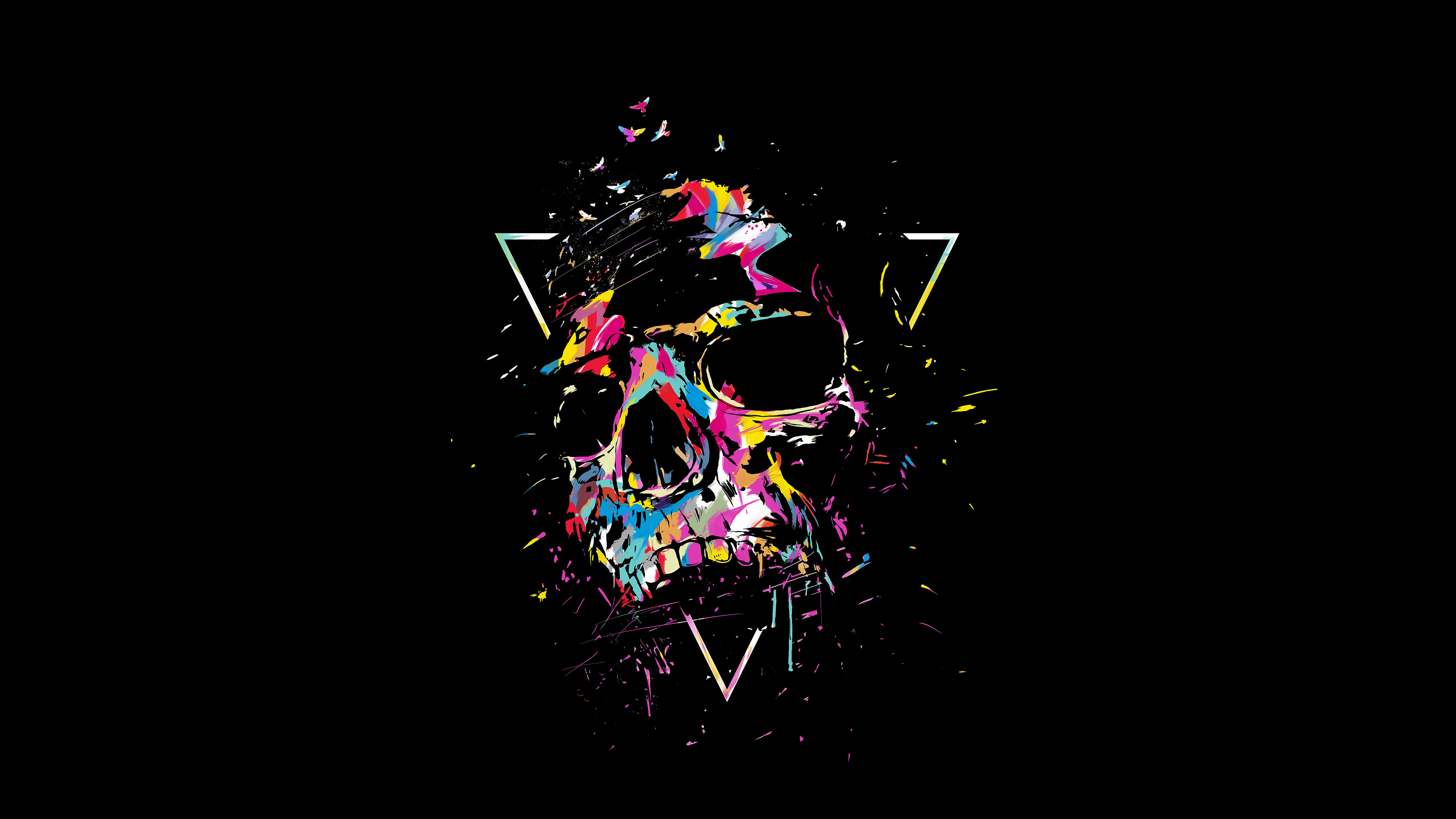 Colorful Skull Art Wallpapers