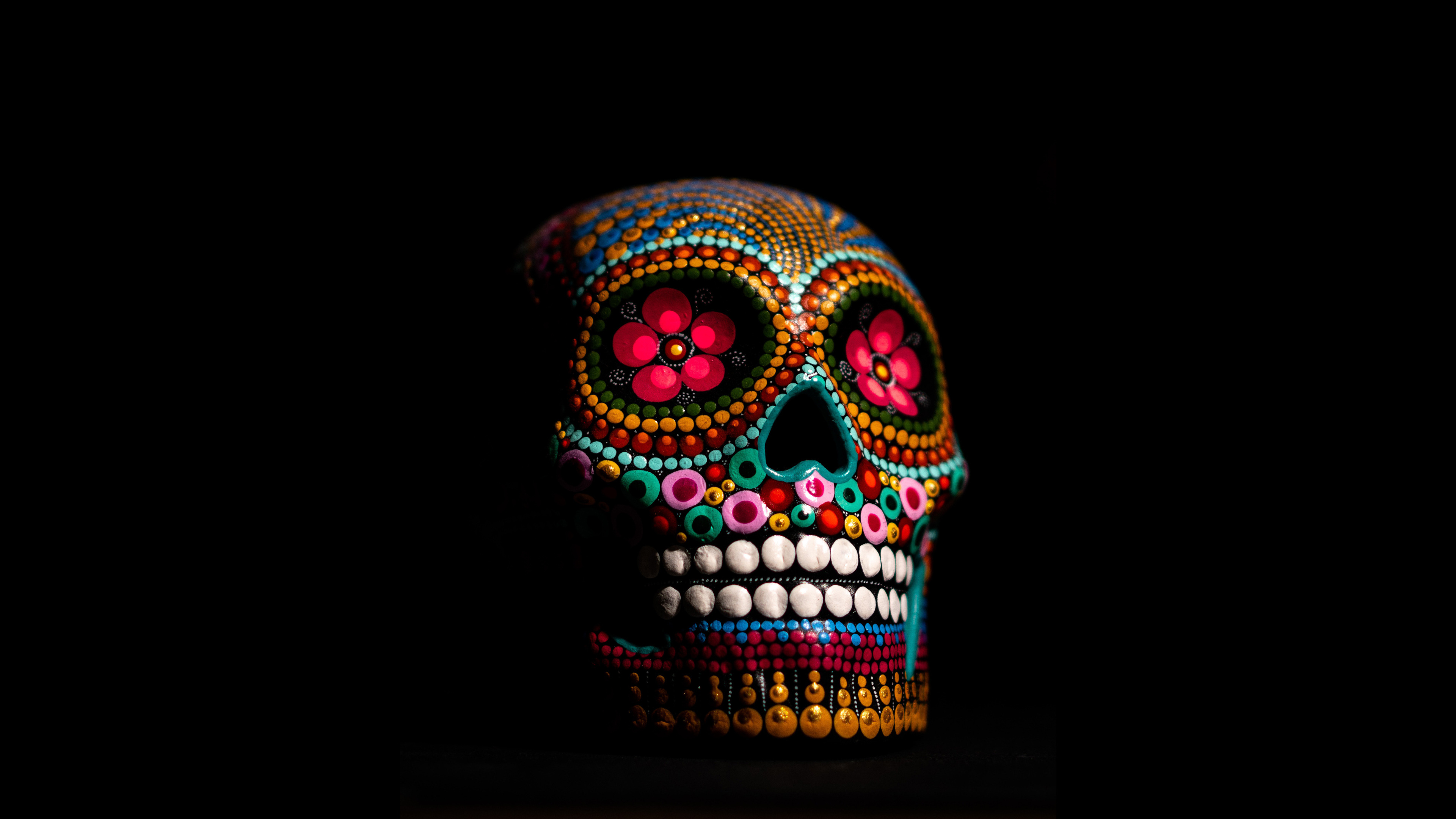 Colorful Skull Art Wallpapers