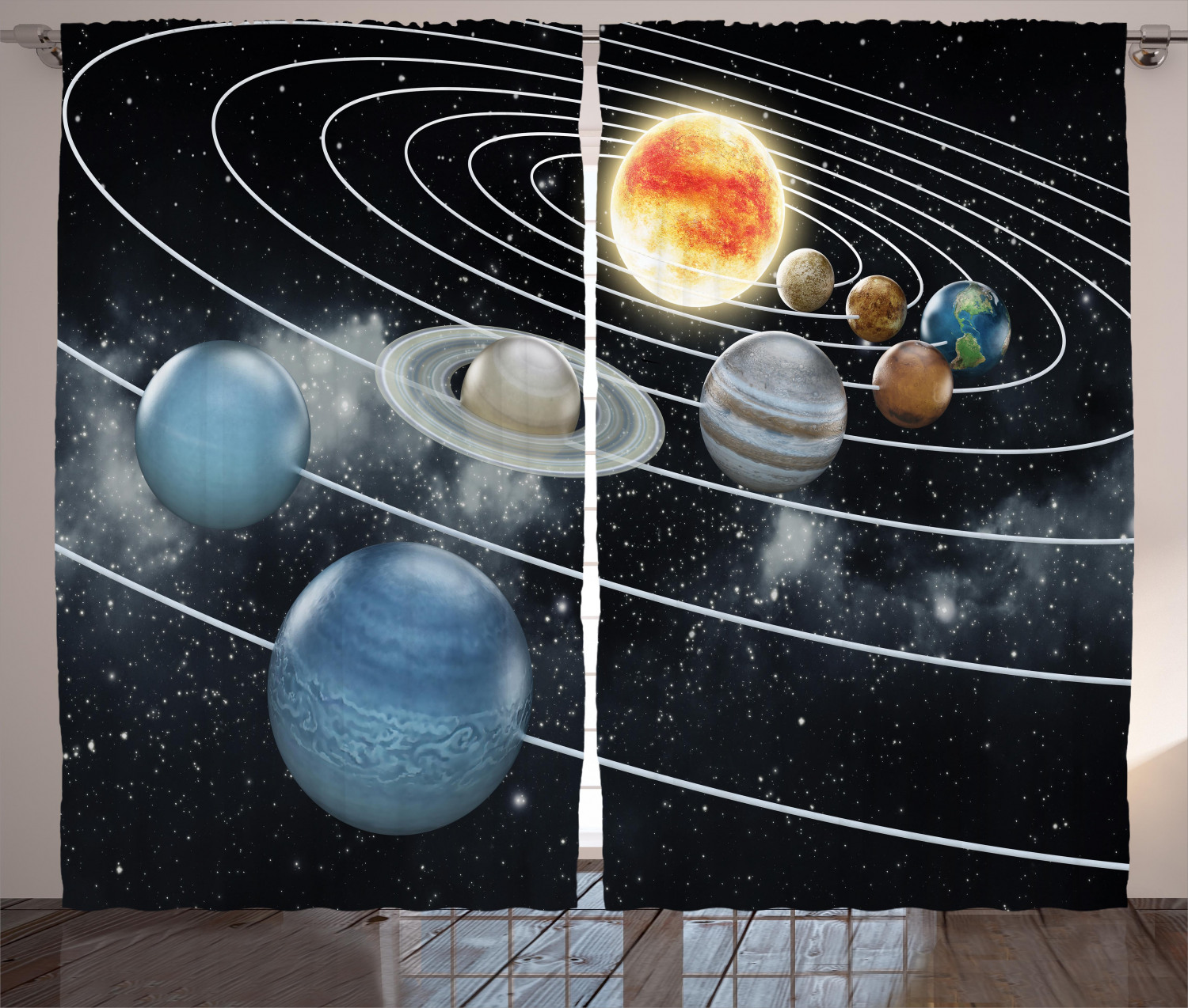 Colorful Solar System Digital Art Wallpapers