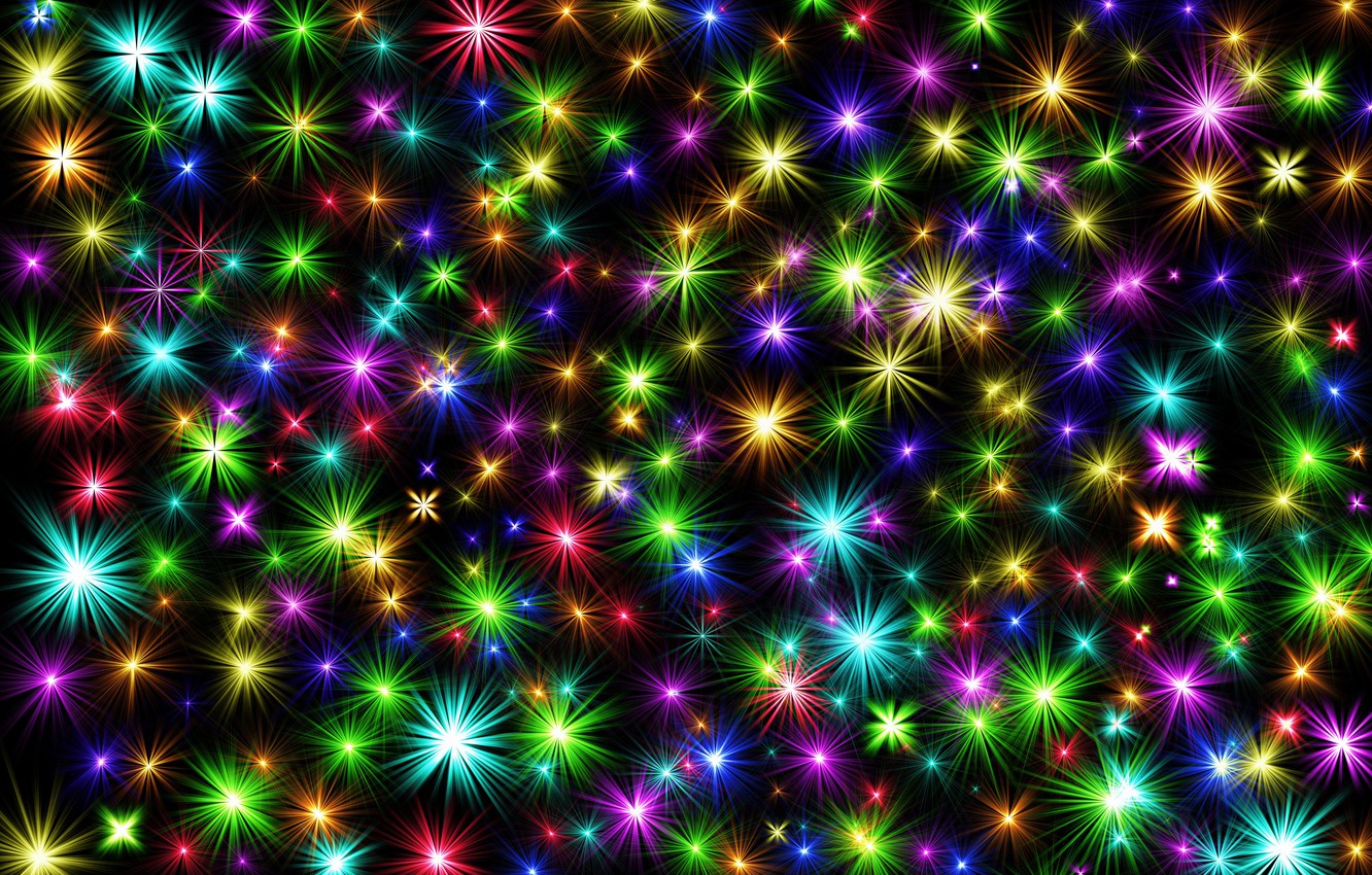 Colorful Star Lights Wallpapers