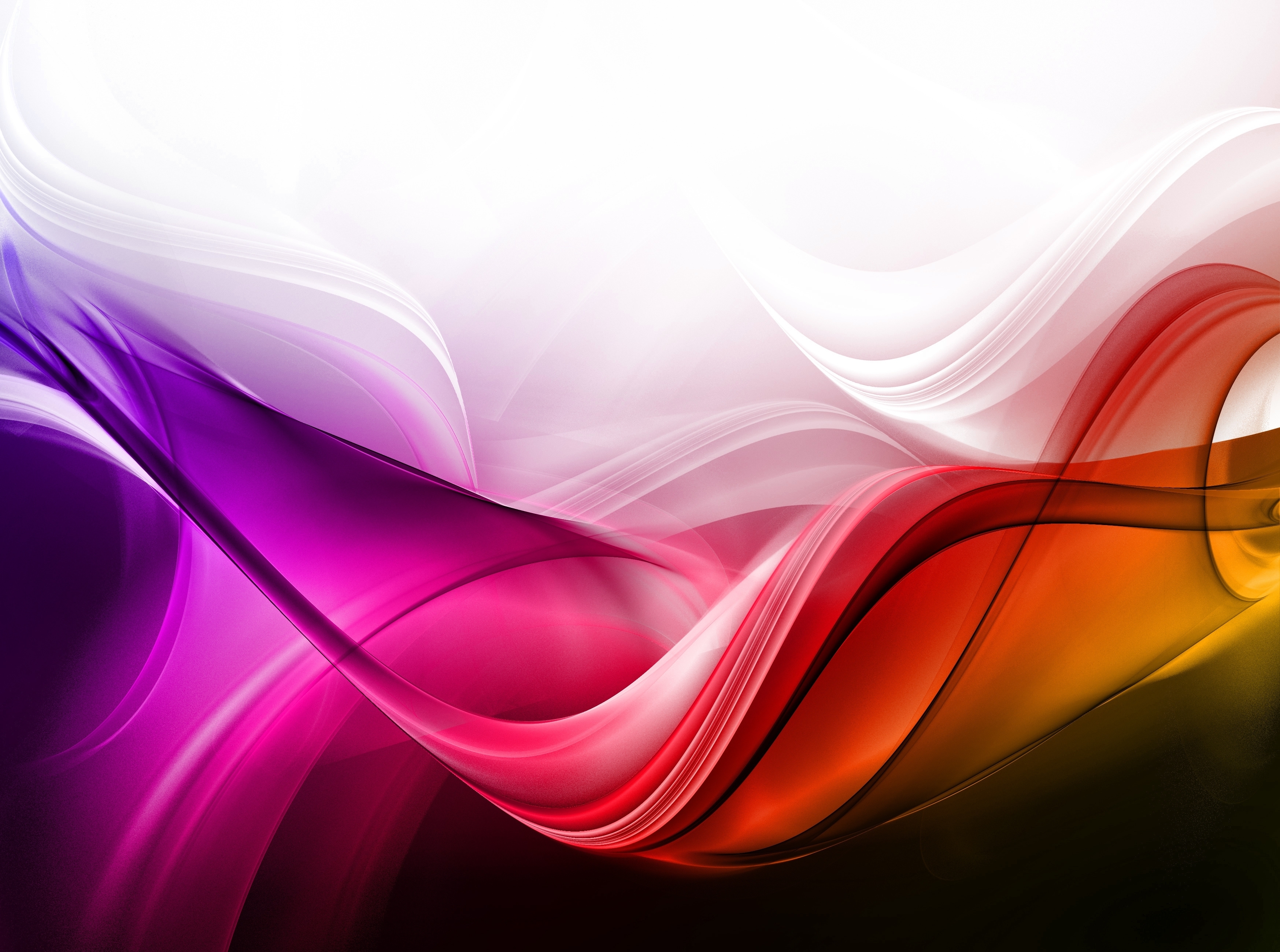 Colorful Wave Fractal Art Wallpapers