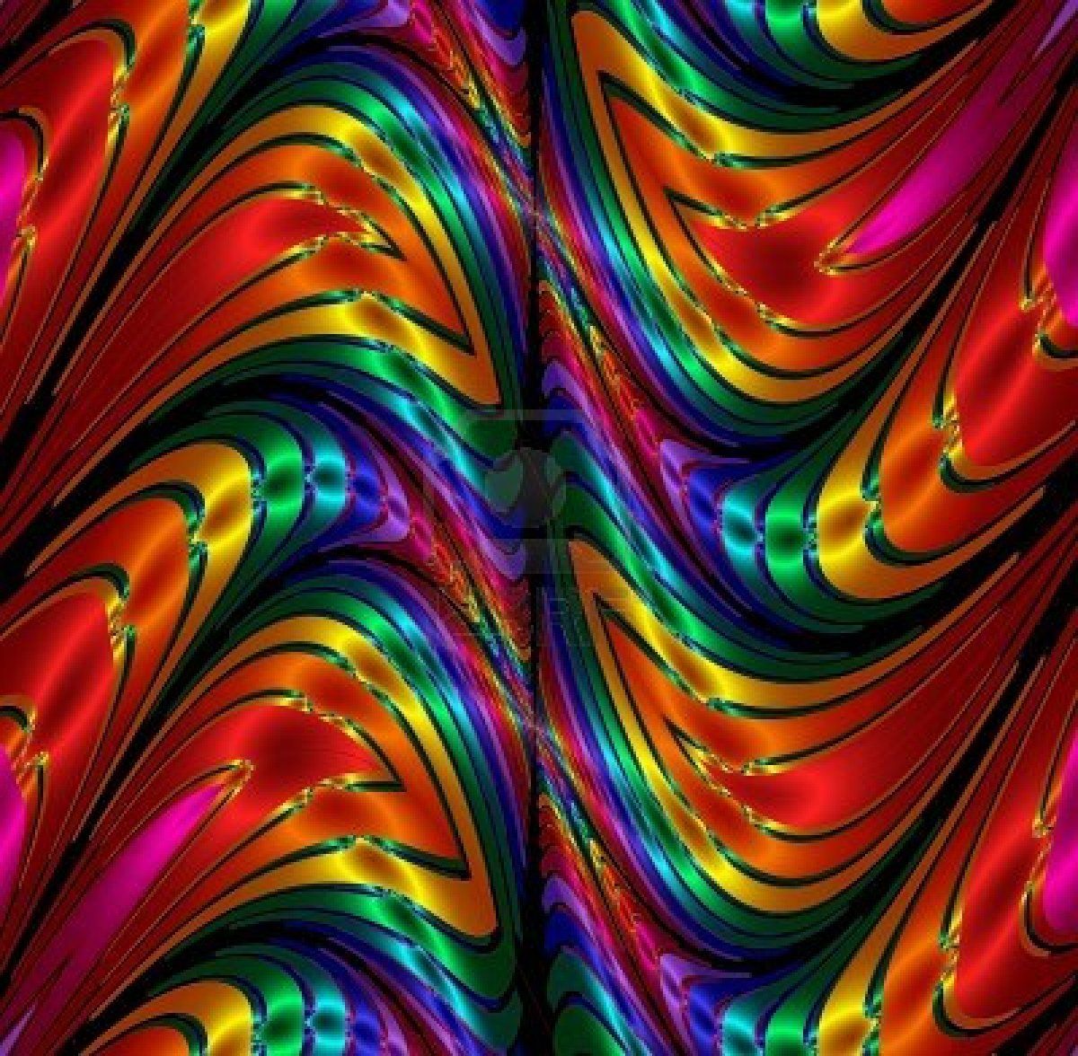 Colorful Wave Fractal Art Wallpapers