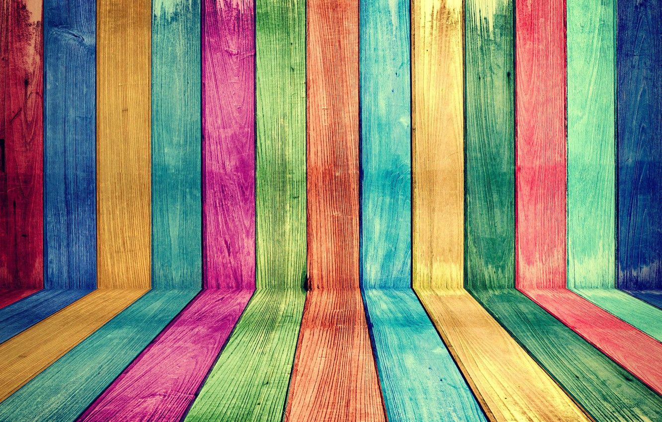 Colorful Wood Wallpapers