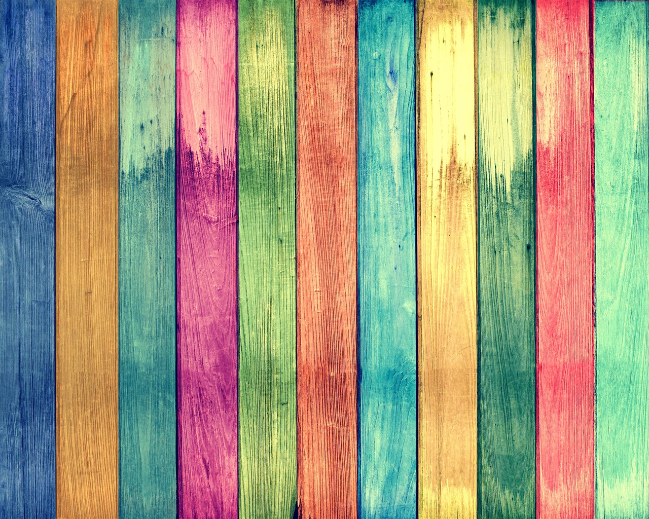 Colorful Wood Wallpapers