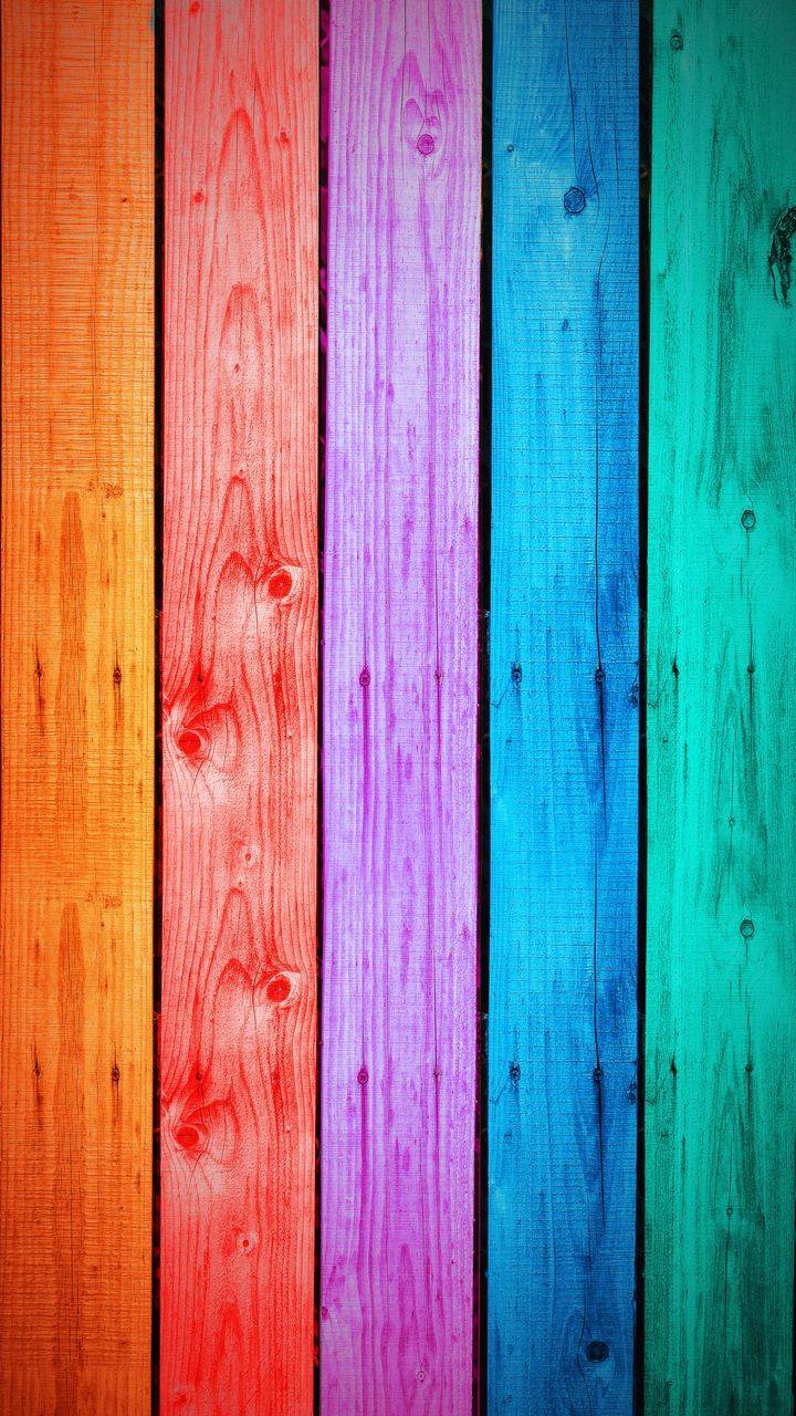 Colorful Wood Wallpapers