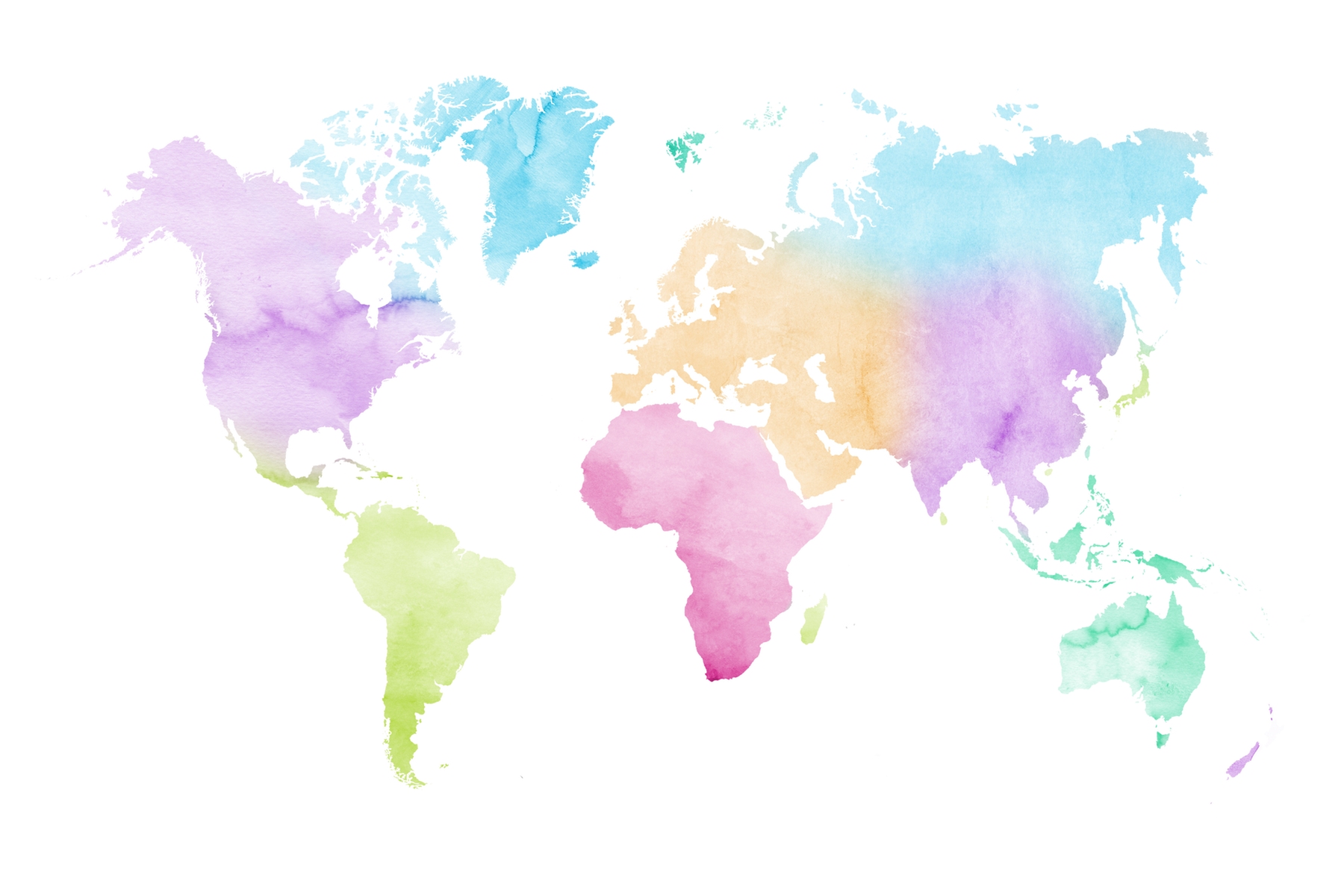 Colorful World Map Wallpapers