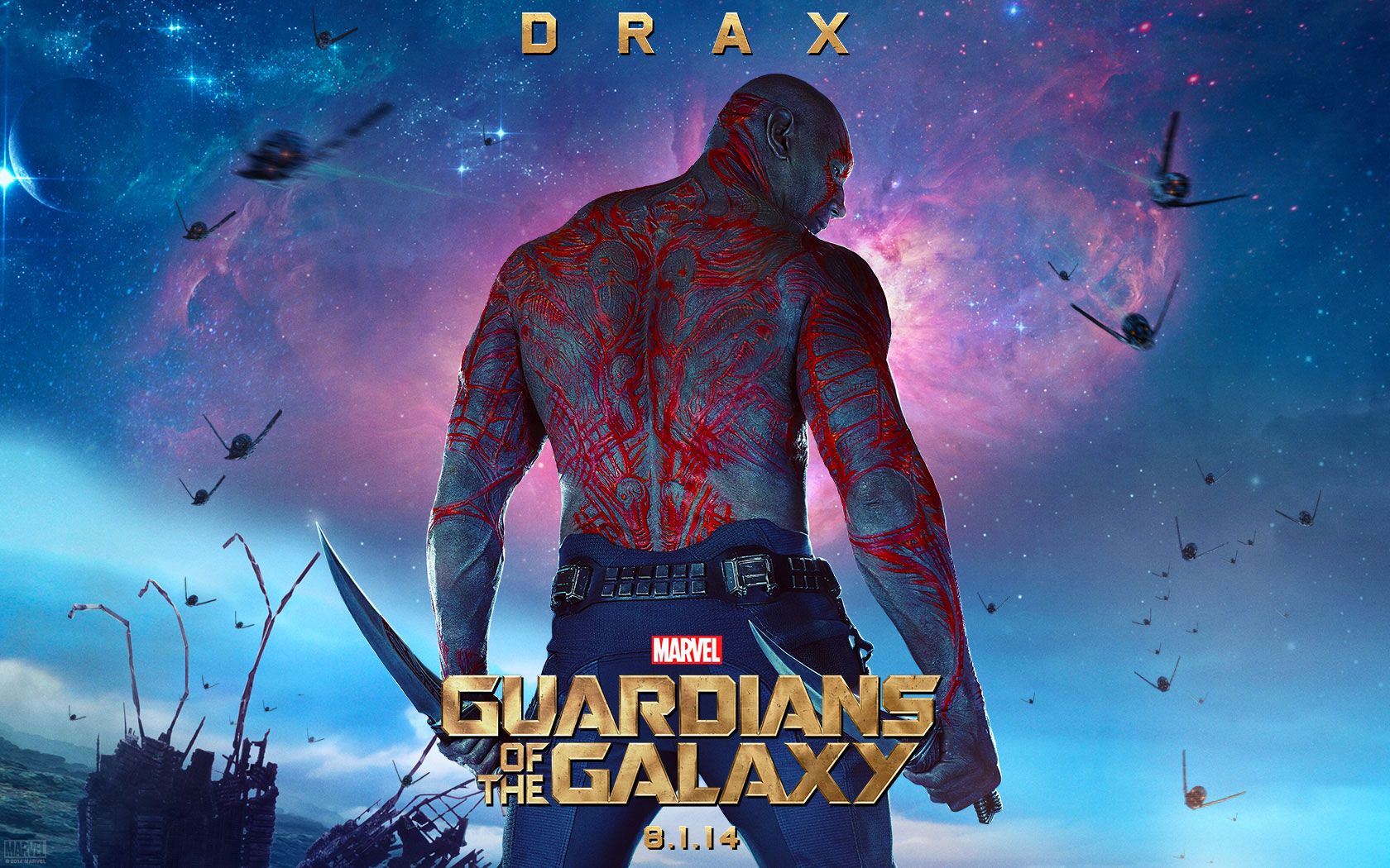 Comic Baby Groot And Drax The Destroyer Wallpapers