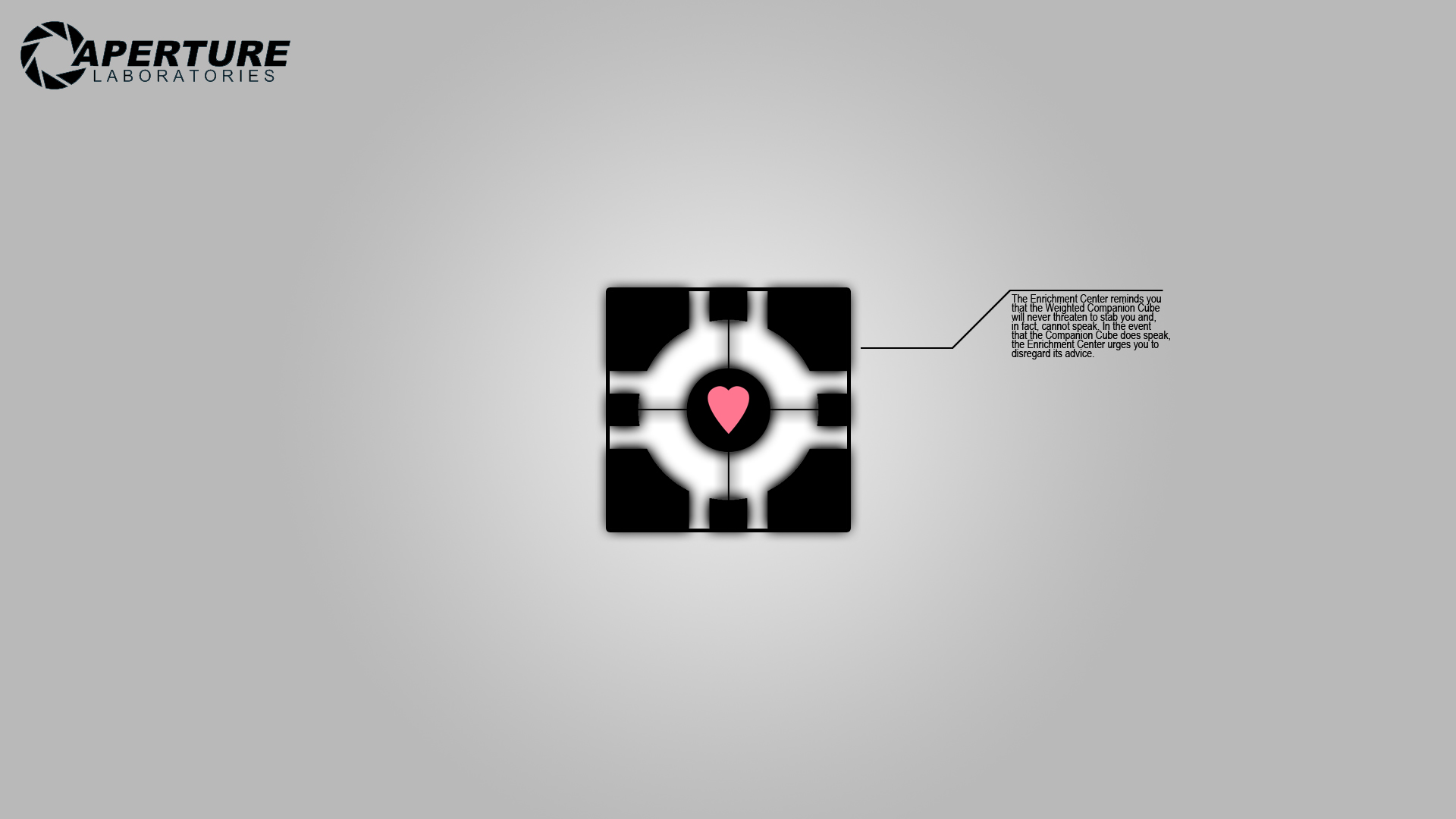 Companion Cube Wallpapers