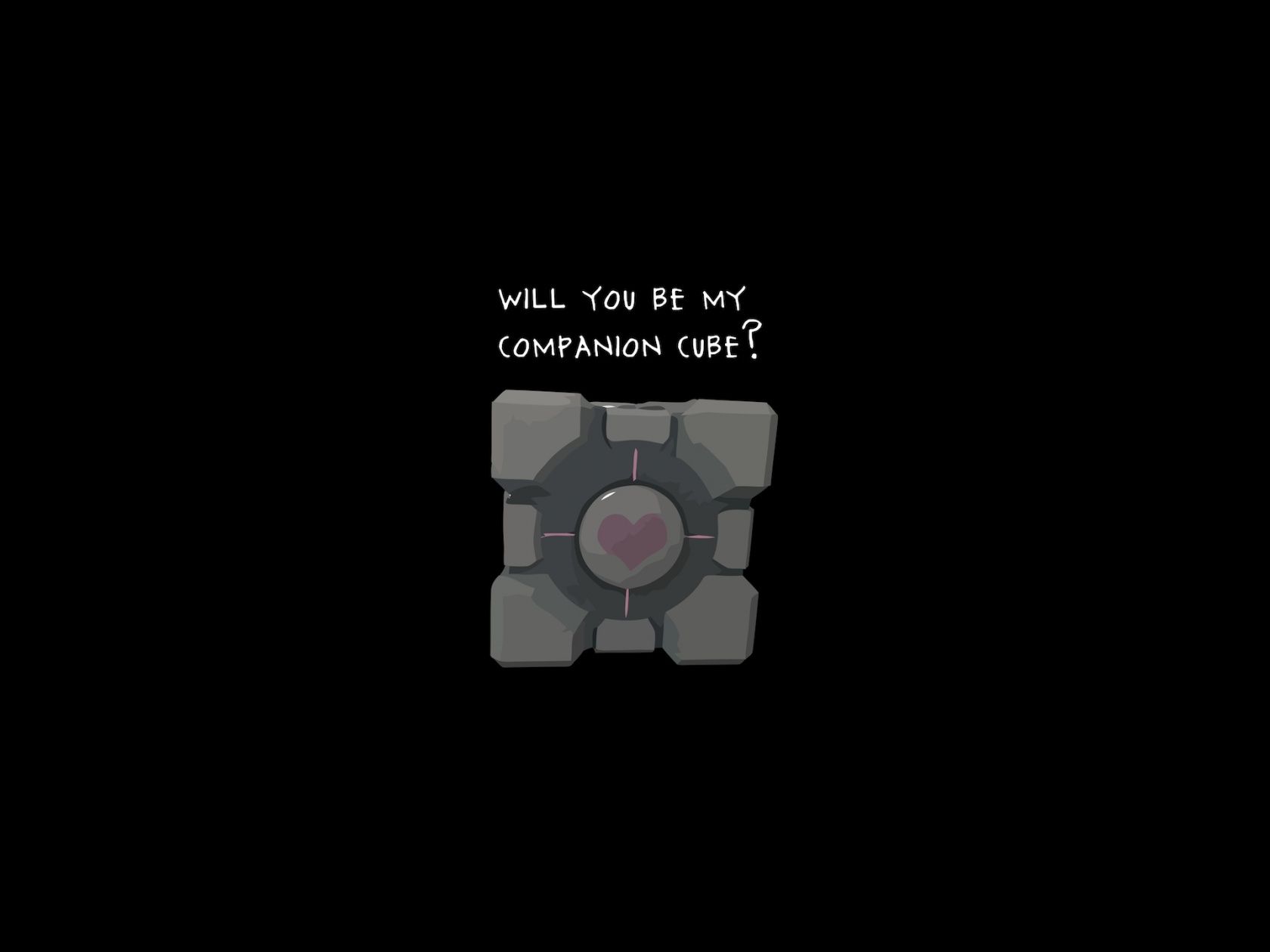 Companion Cube Wallpapers