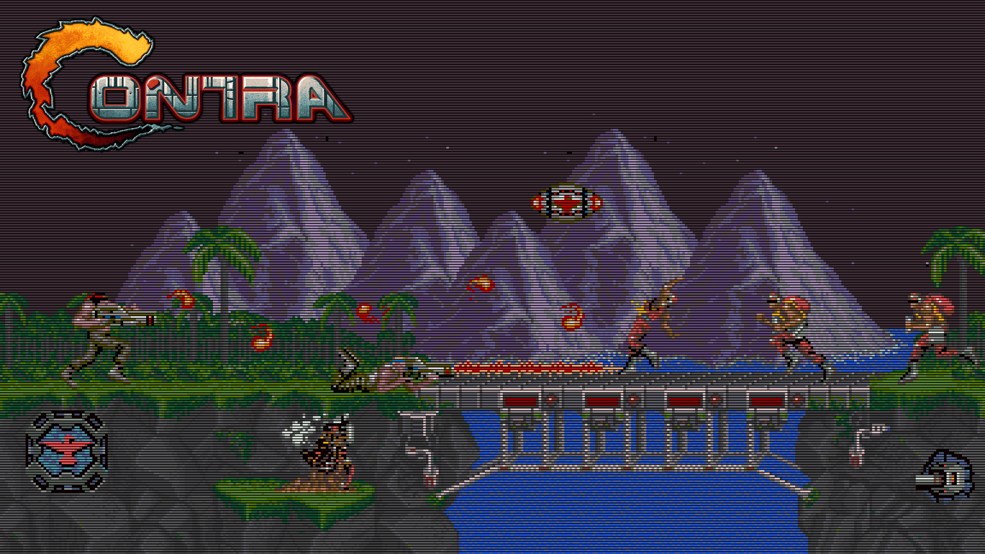 Contra Background