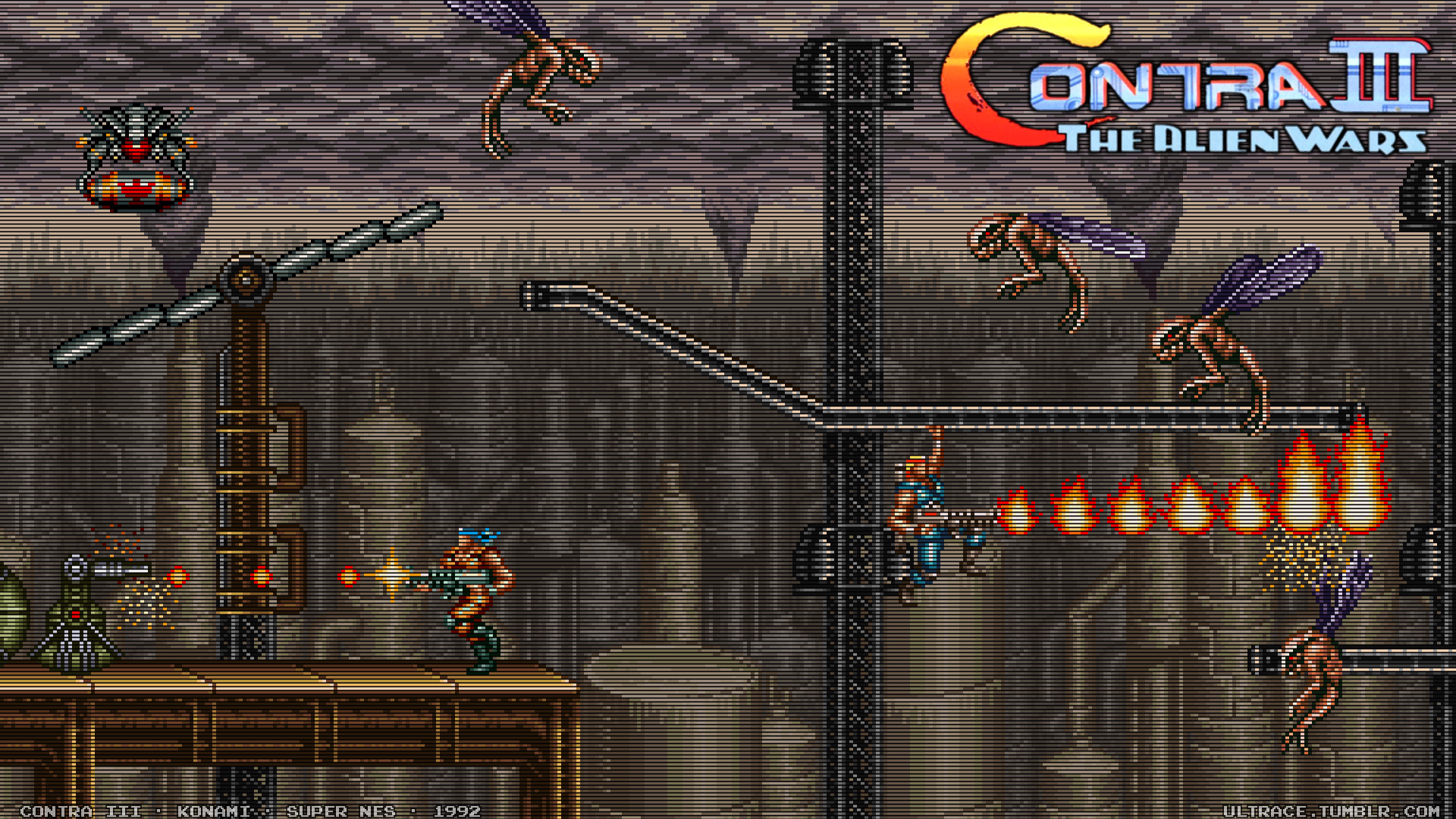 Contra Background