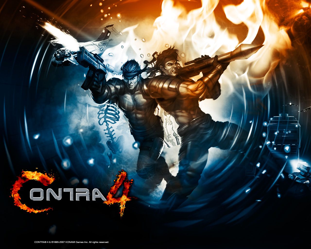 Contra Background