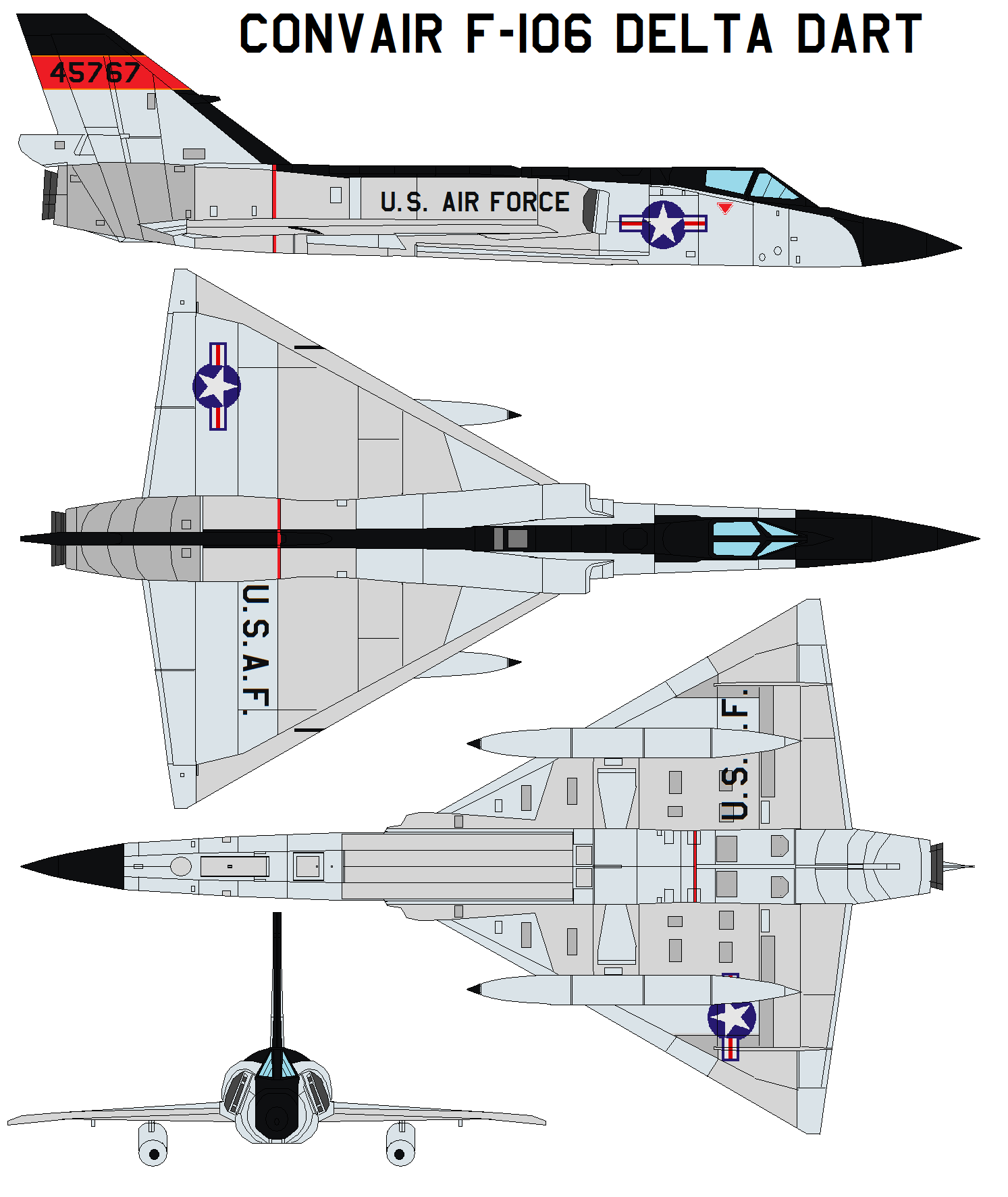 Convair F-106 Delta Dart Wallpapers