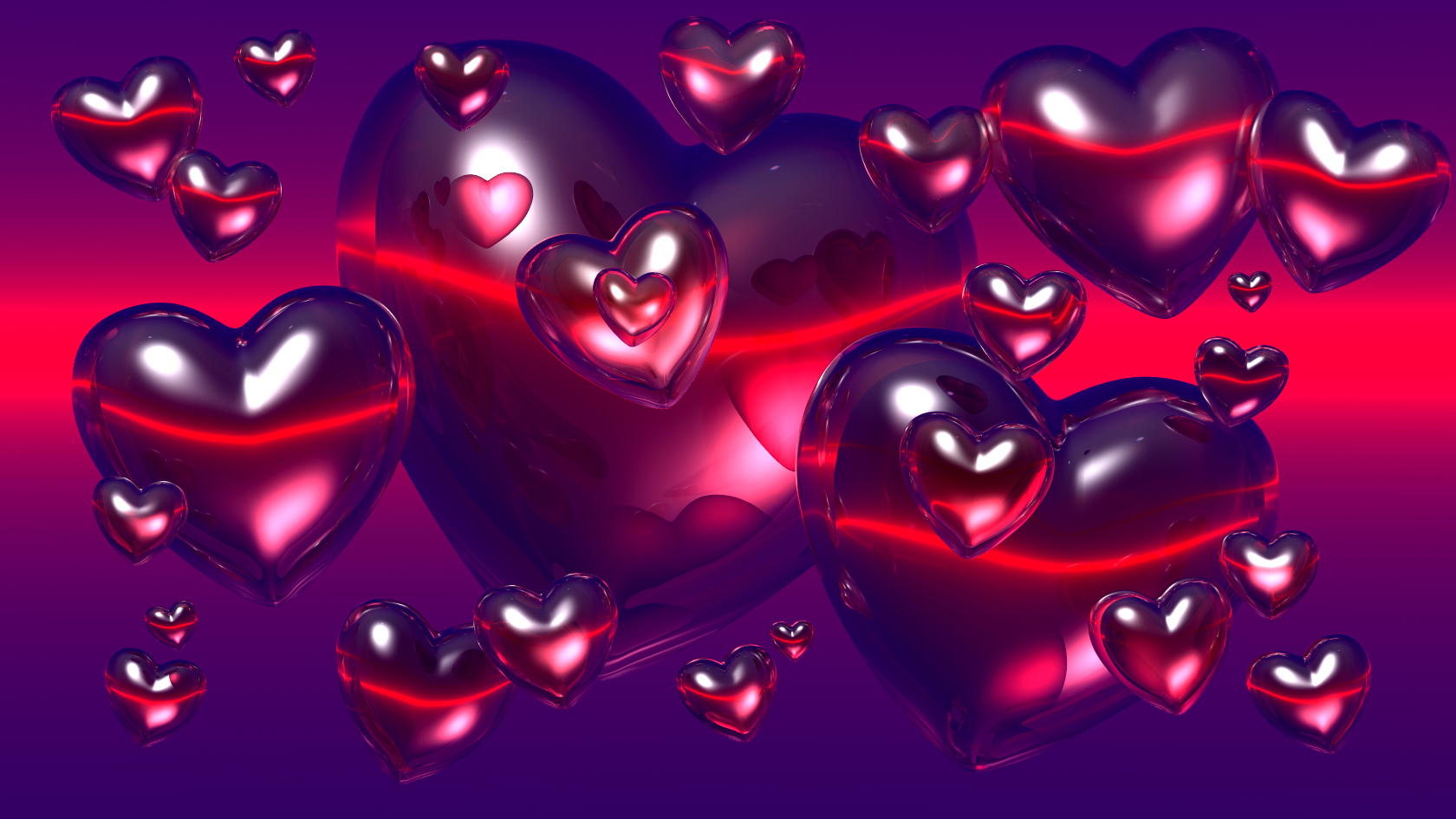 Cool 3D Heart Wallpapers