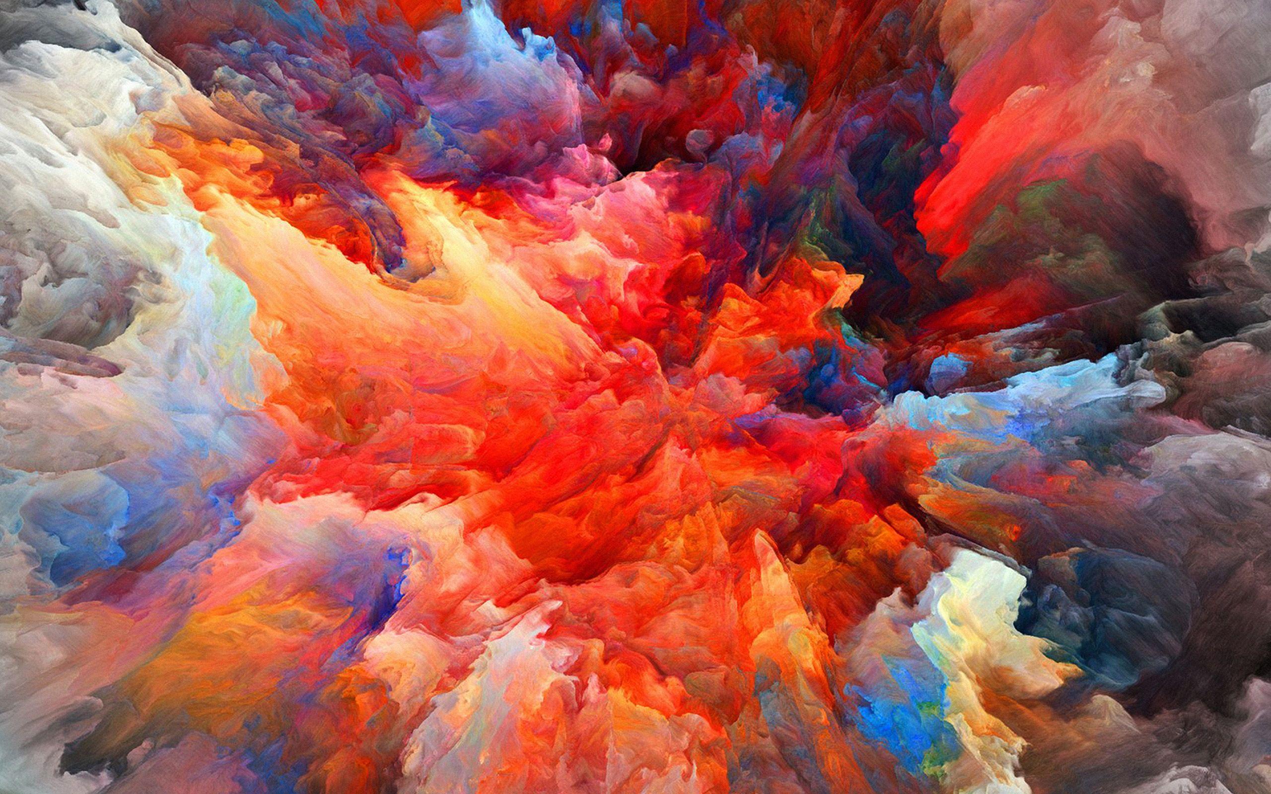 Cool Abstract Paint 4K Paint Wallpapers