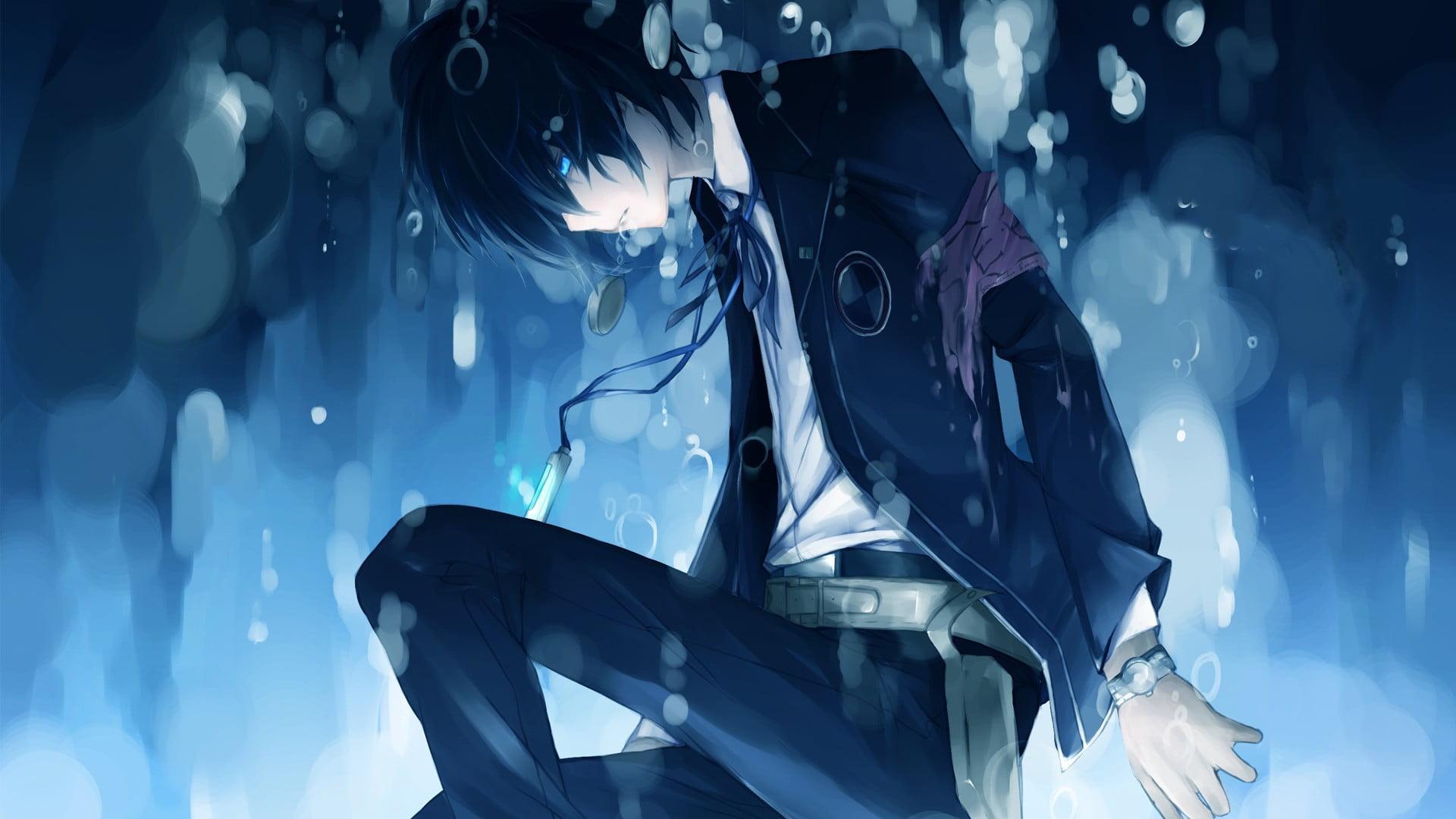 Cool Anime Boys With Black Hair And Eyes Wallpapers Wallpapers