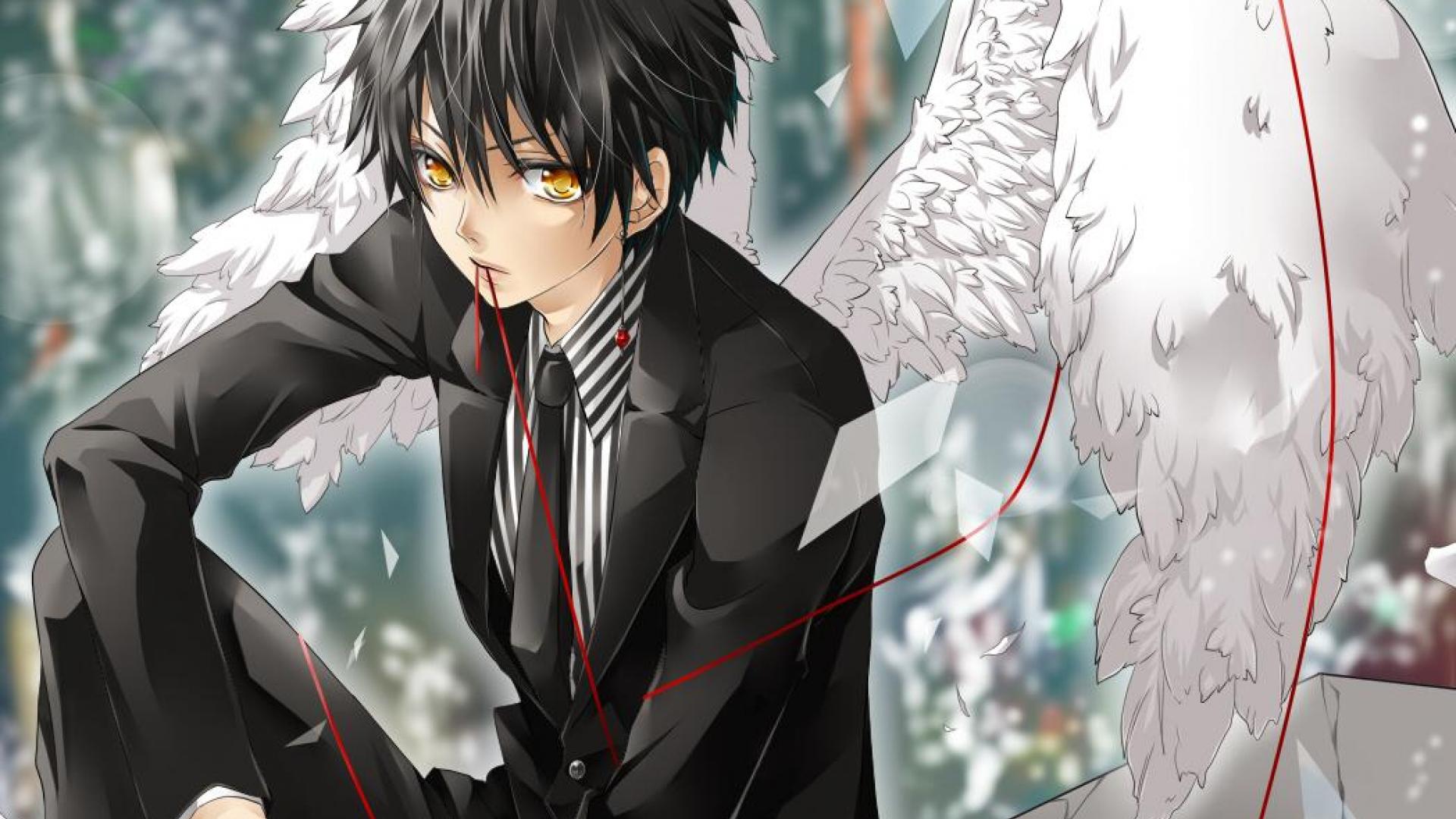 Cool Anime Boys With Black Hair And Eyes Wallpapers Wallpapers