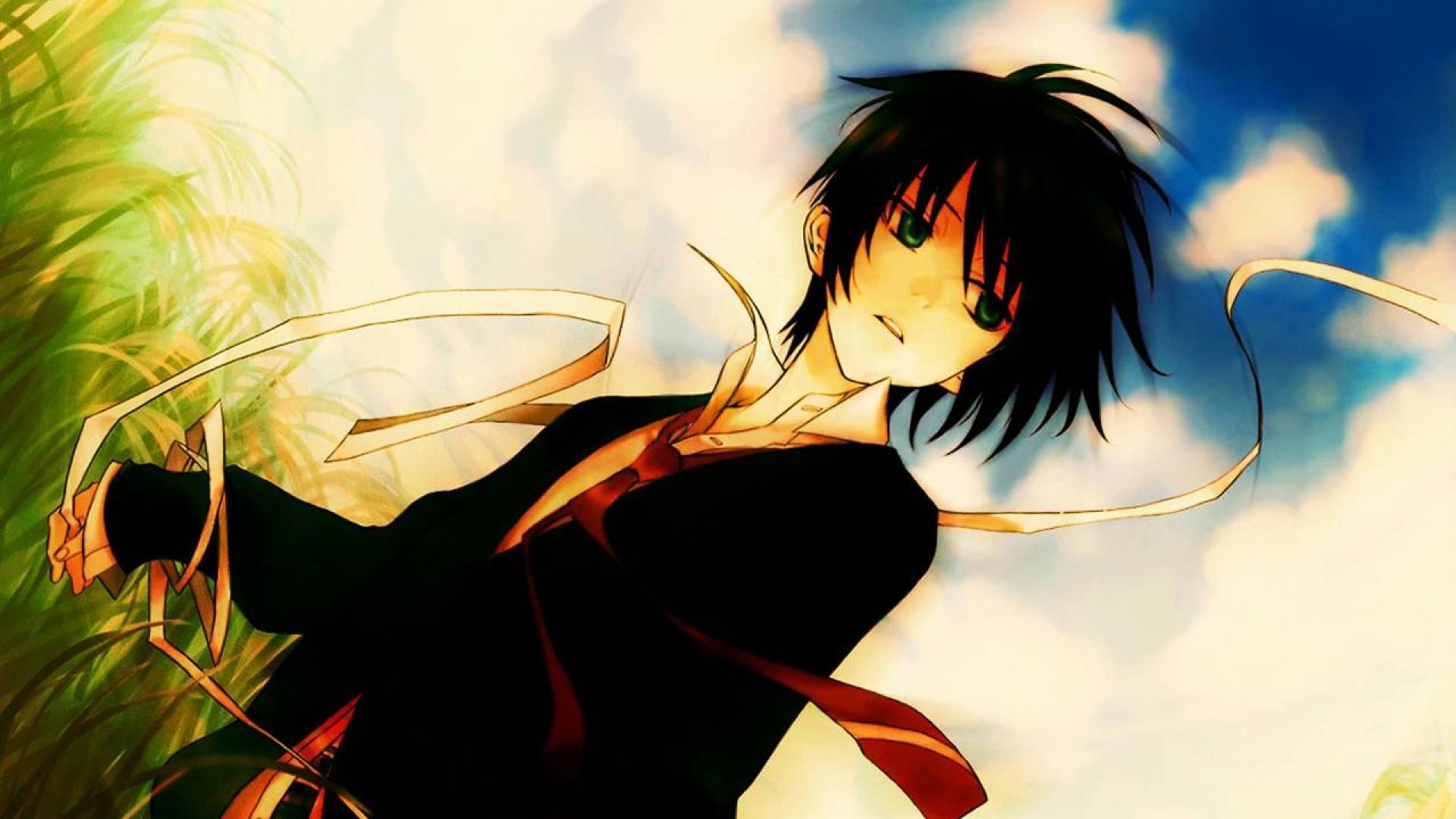 Cool Anime Boys With Black Hair And Eyes Wallpapers Wallpapers