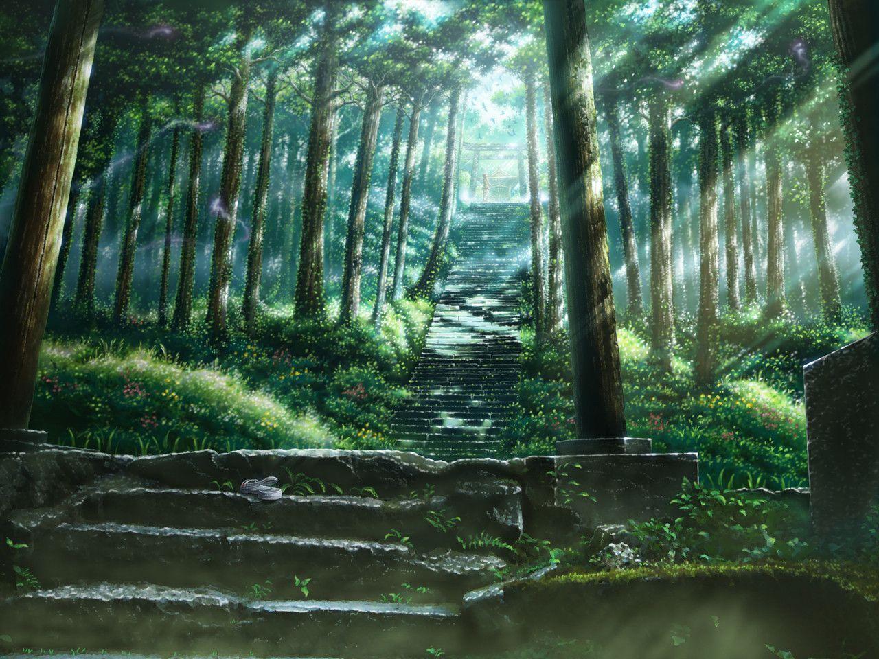 Cool Anime Forest Wallpapers