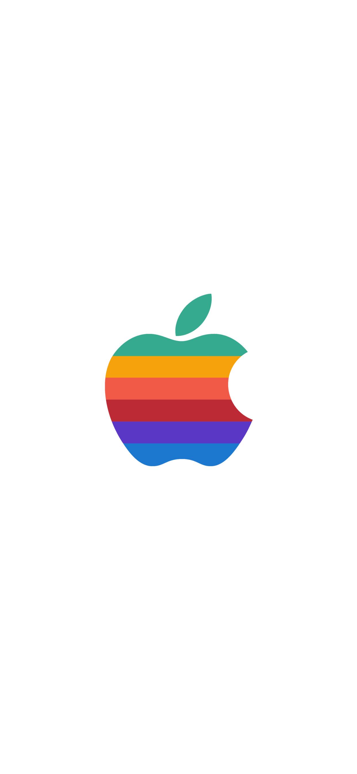 Cool Apple Logo Gradient Line Wallpapers