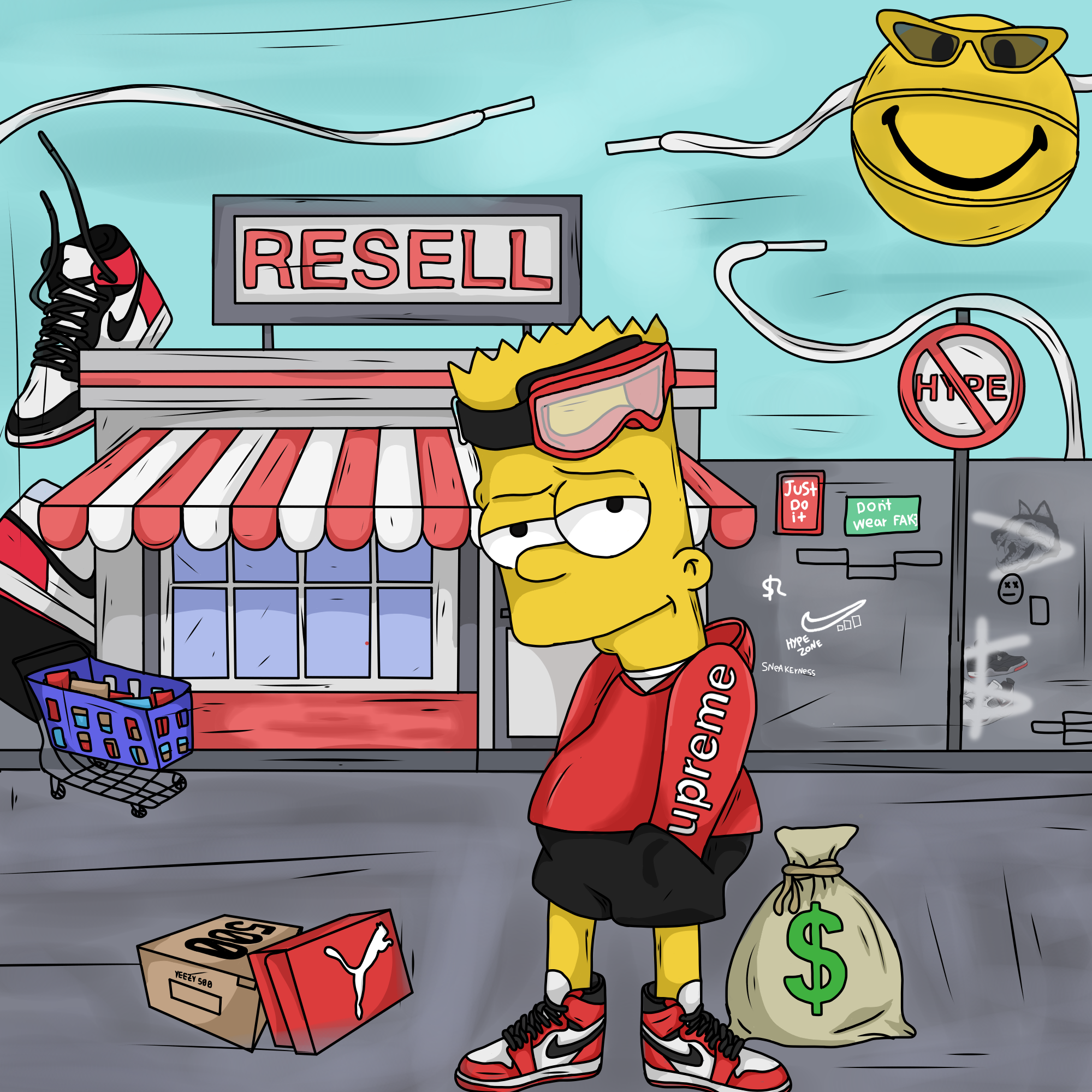 Cool Bart Simpson Hypebeast Wallpapers Wallpapers