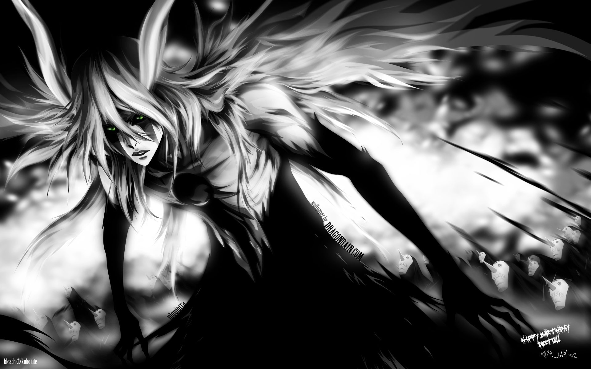 Cool Black And White Anime Wallpapers