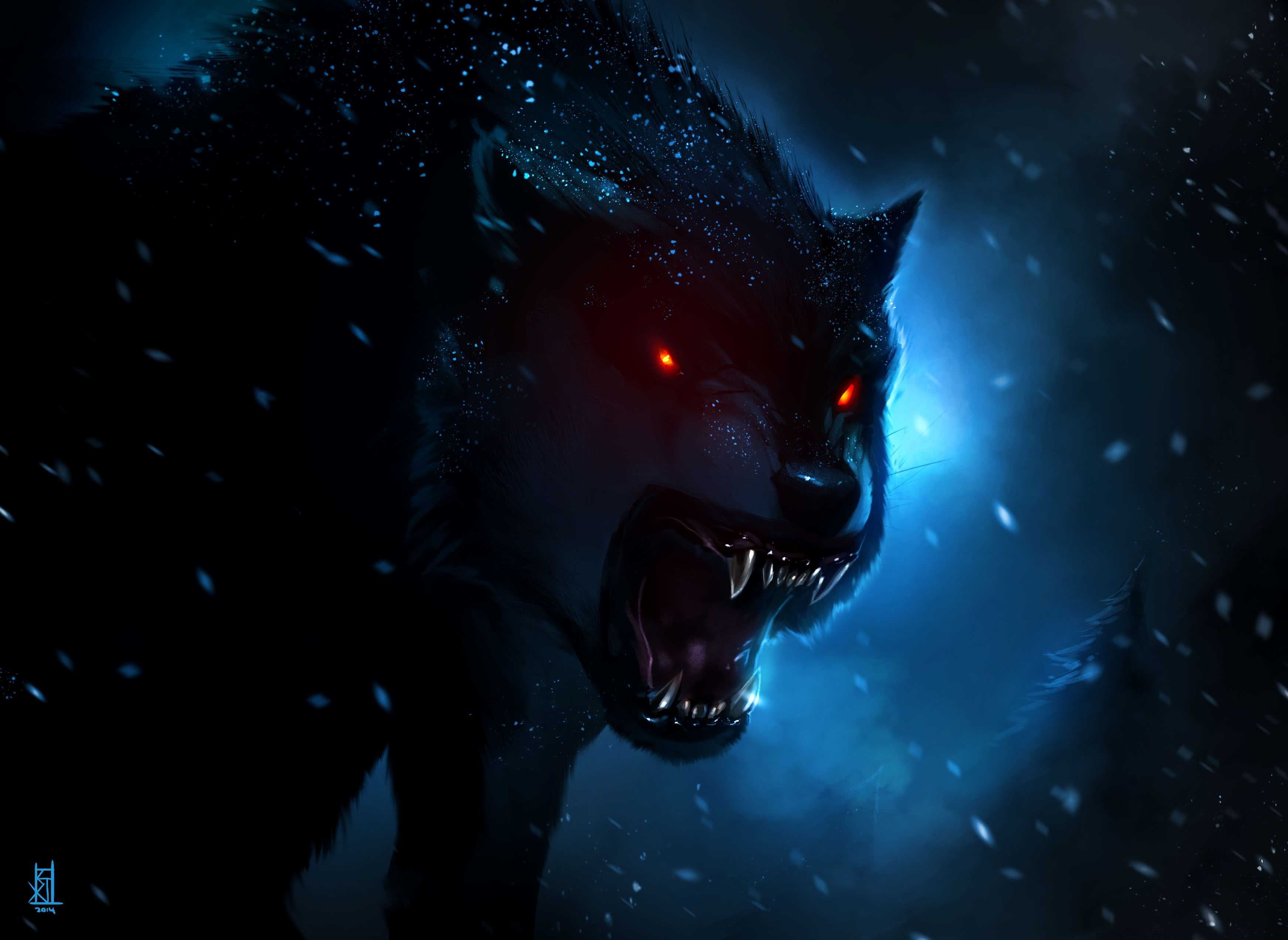 Cool Black Wolf Wallpapers Wallpapers