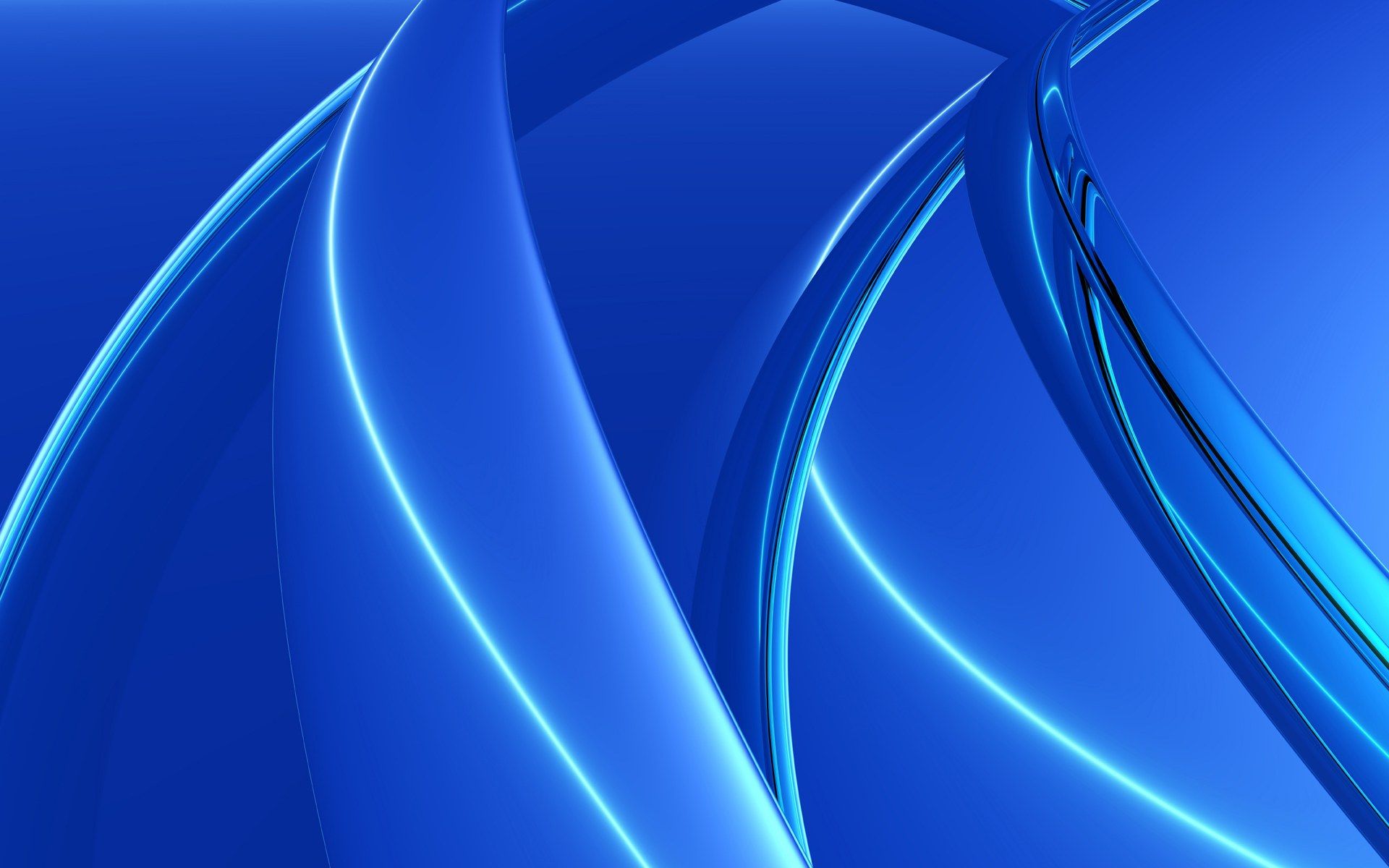 Cool Blue 3D Abstract Wallpapers