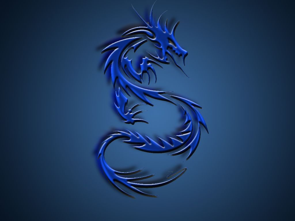 Cool Blue Dragon Wallpapers