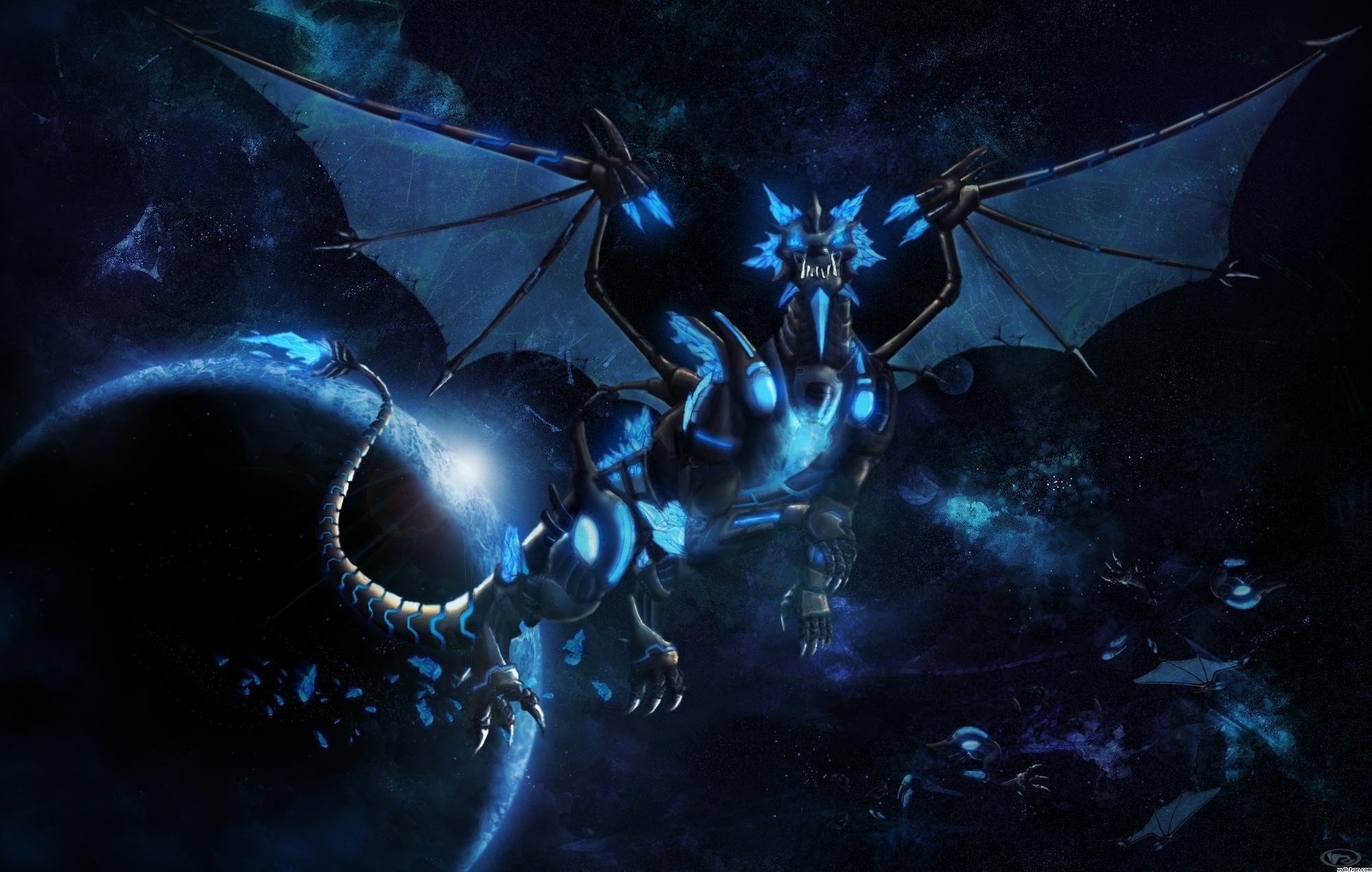 Cool Blue Dragon Wallpapers