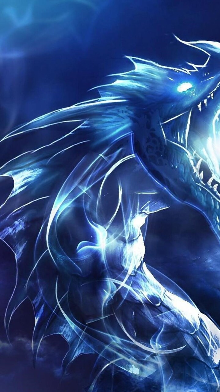 Cool Blue Dragon Wallpapers