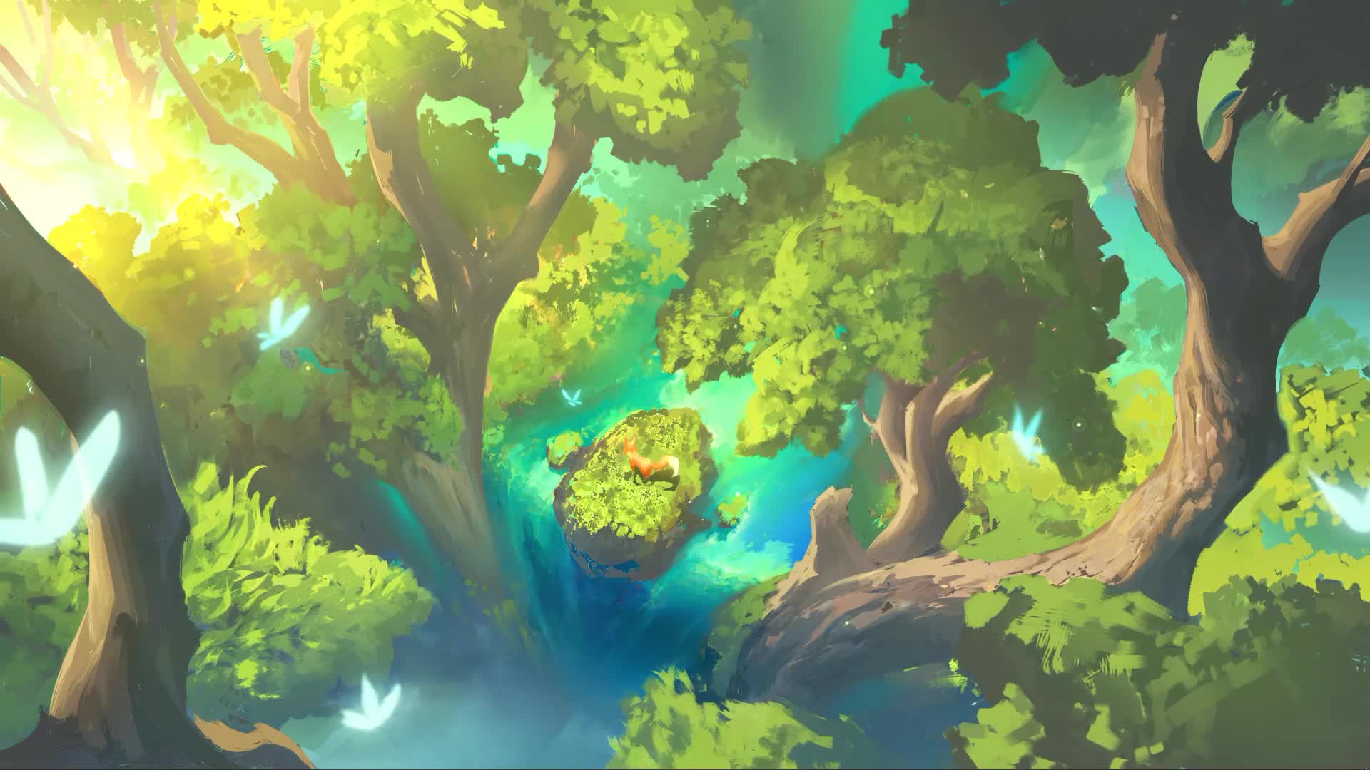 Cool Cartoon Forest Wallpapers