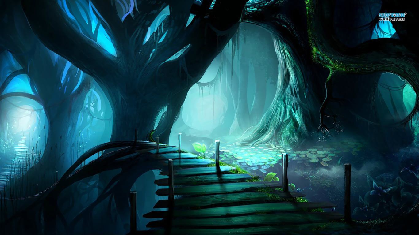 Cool Cartoon Forest Wallpapers