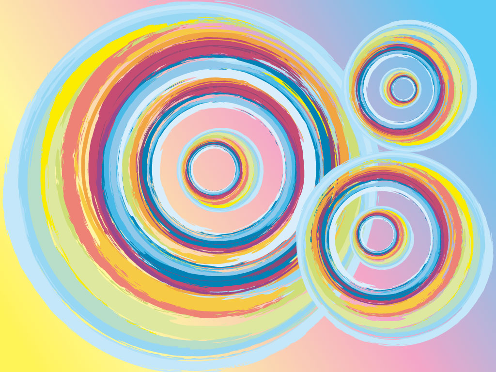 Cool Circle Abstract Shape Wallpapers