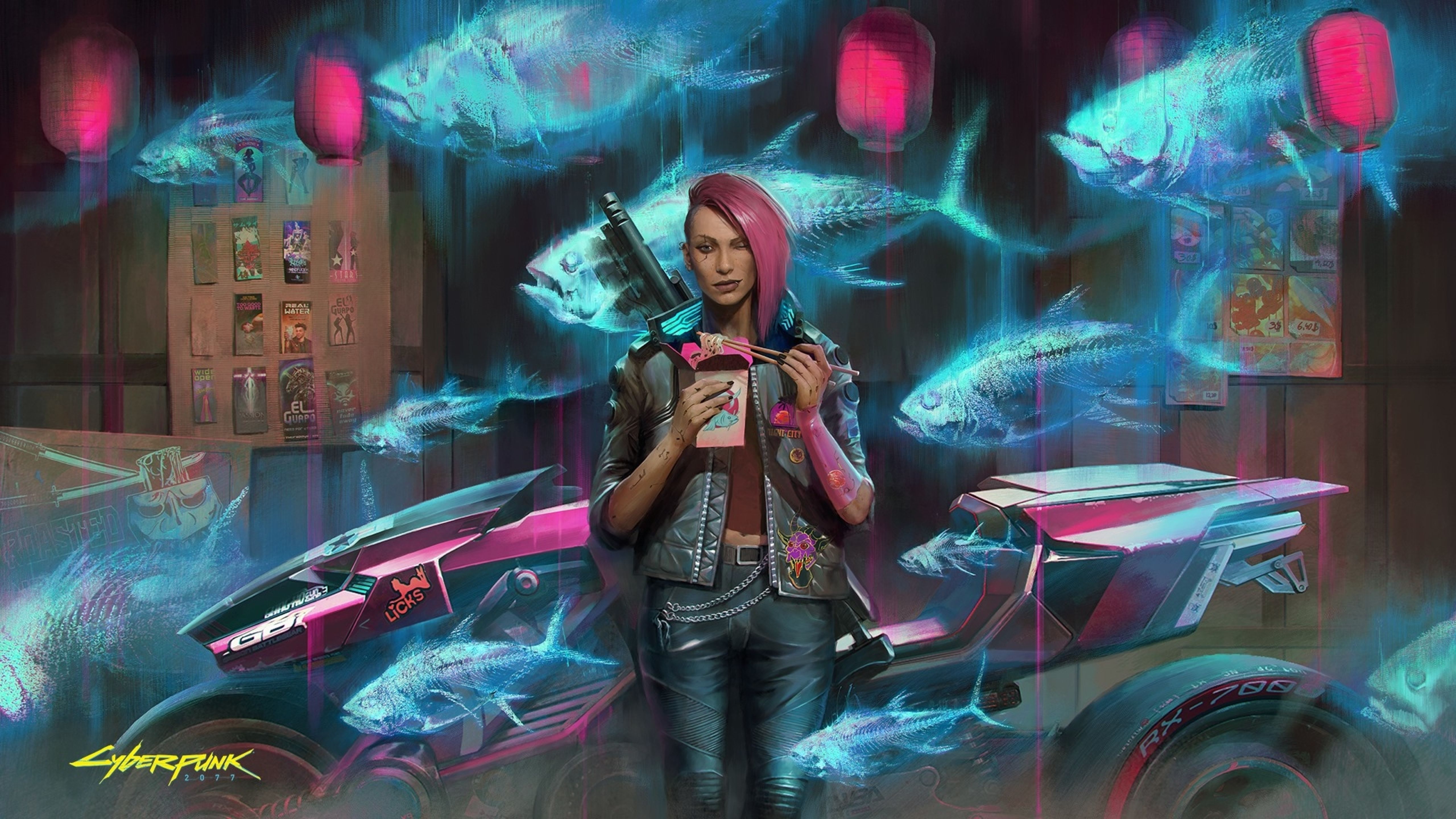 Cool Cyberpunk Cyborg Girl Wallpapers