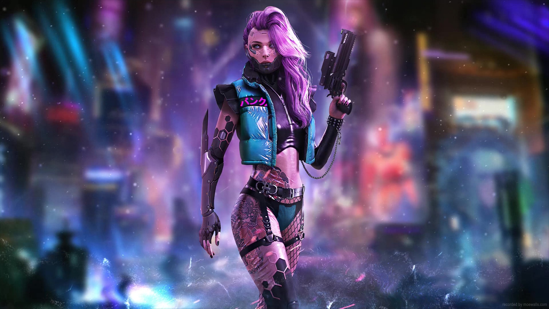 Cool Cyberpunk Cyborg Girl Wallpapers