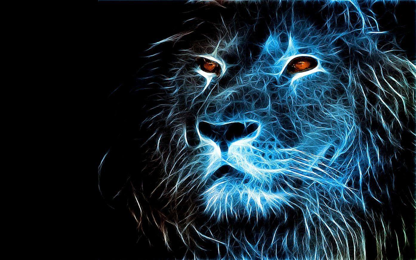 Cool Fire Lion Wallpapers