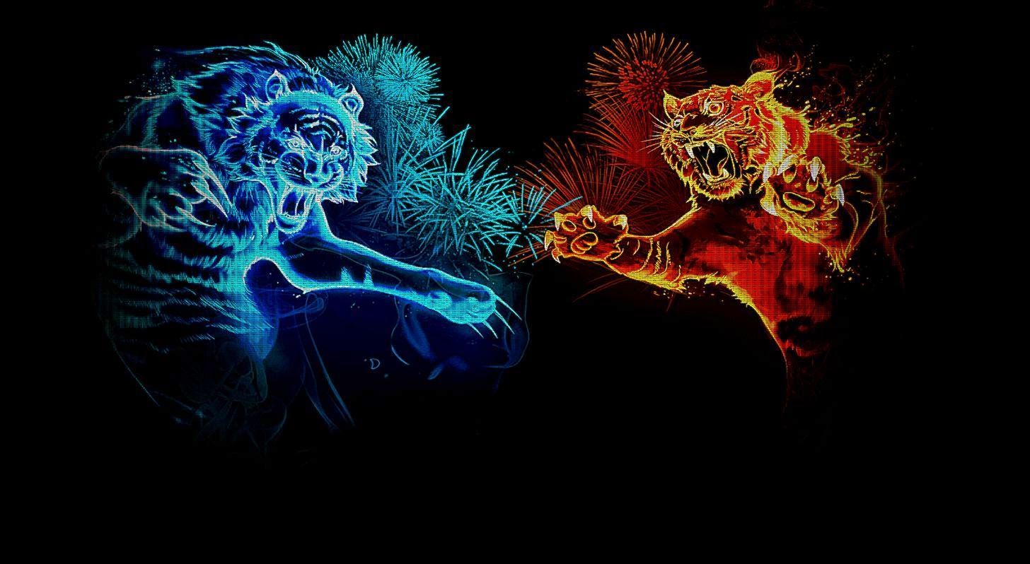 Cool Fire Tiger Wallpapers